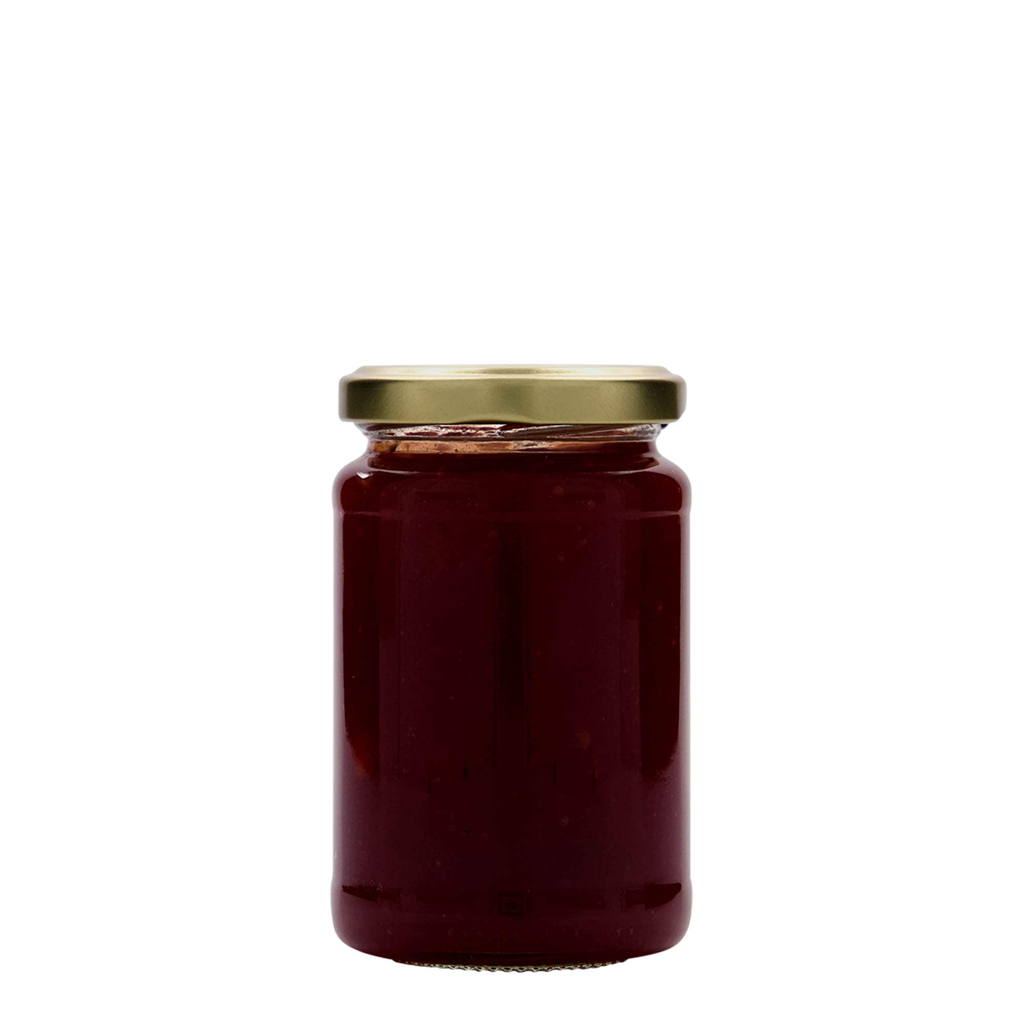 225 ml aukštas apvalus stiklas, anga: Twist-Off (TO 58)