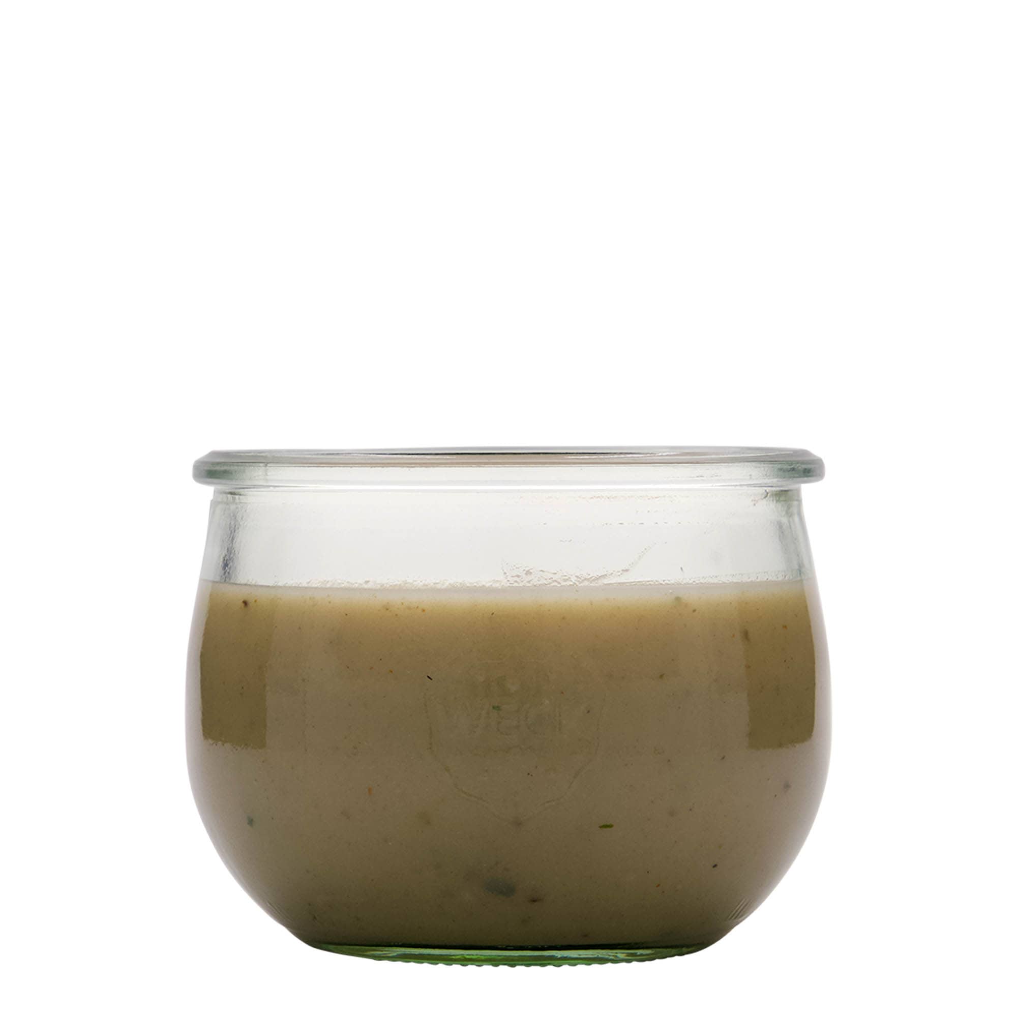 580 ml WECK-Tulpenglas #, anga: apvali kraštinė