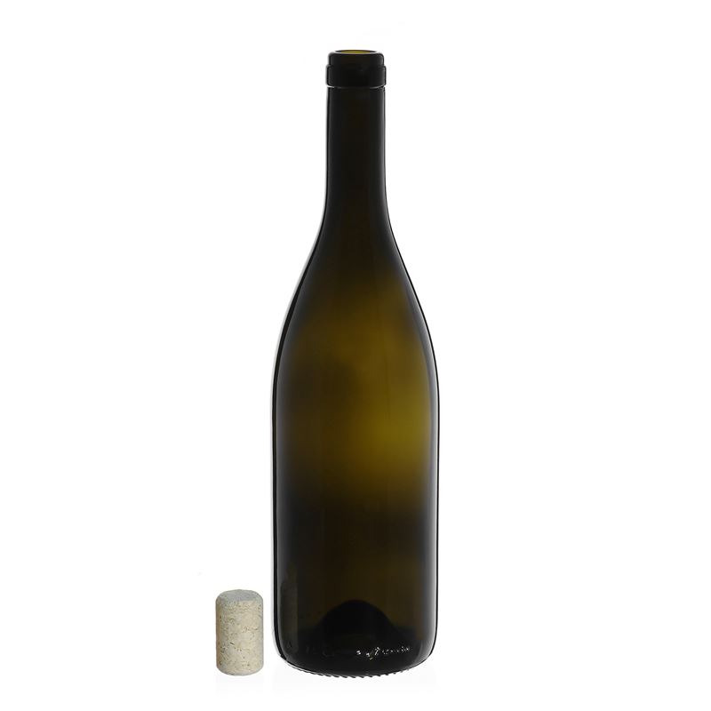 750 ml vyno butelis „Tiffany“, senovinės žalios spalvos, kamštis 750 ml vyno butelis „Tiffany“, senovinės žalios spalvos, kamštis