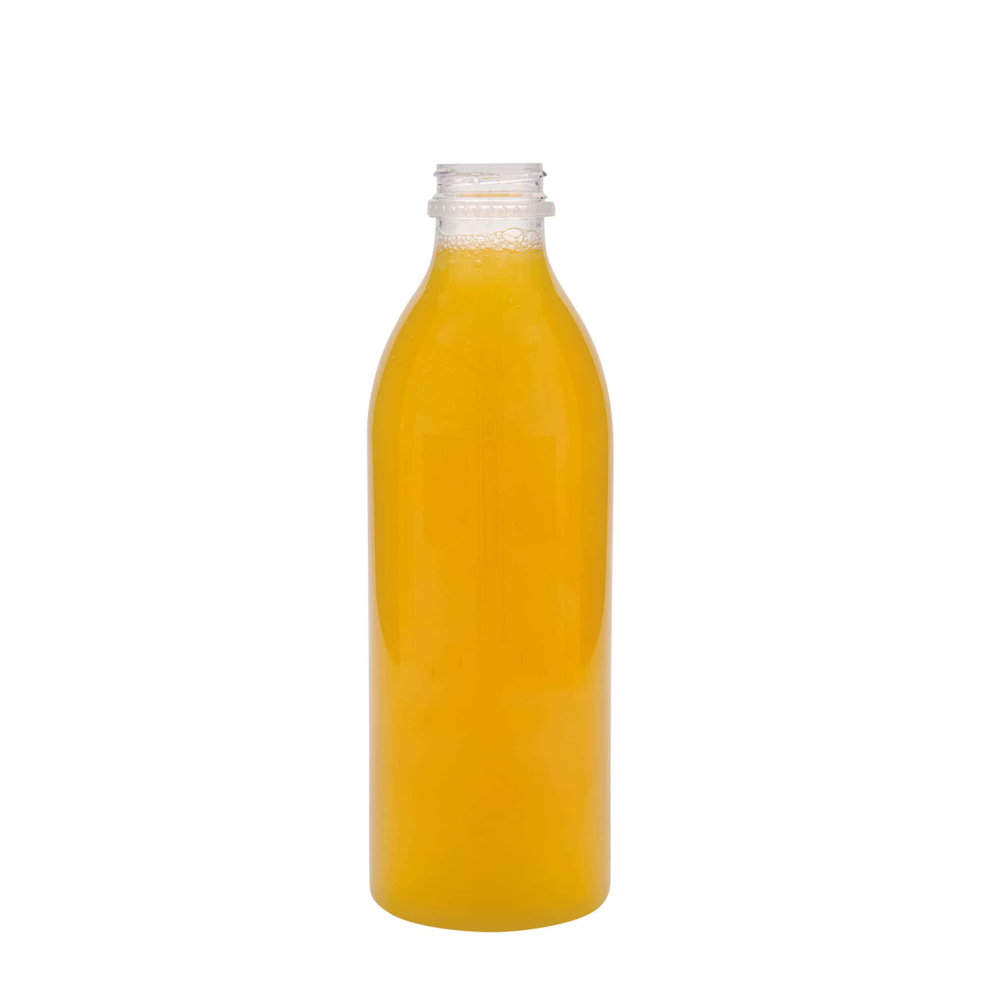1.000 ml PET butelis standartinis, plastikas, anga: 38 mm