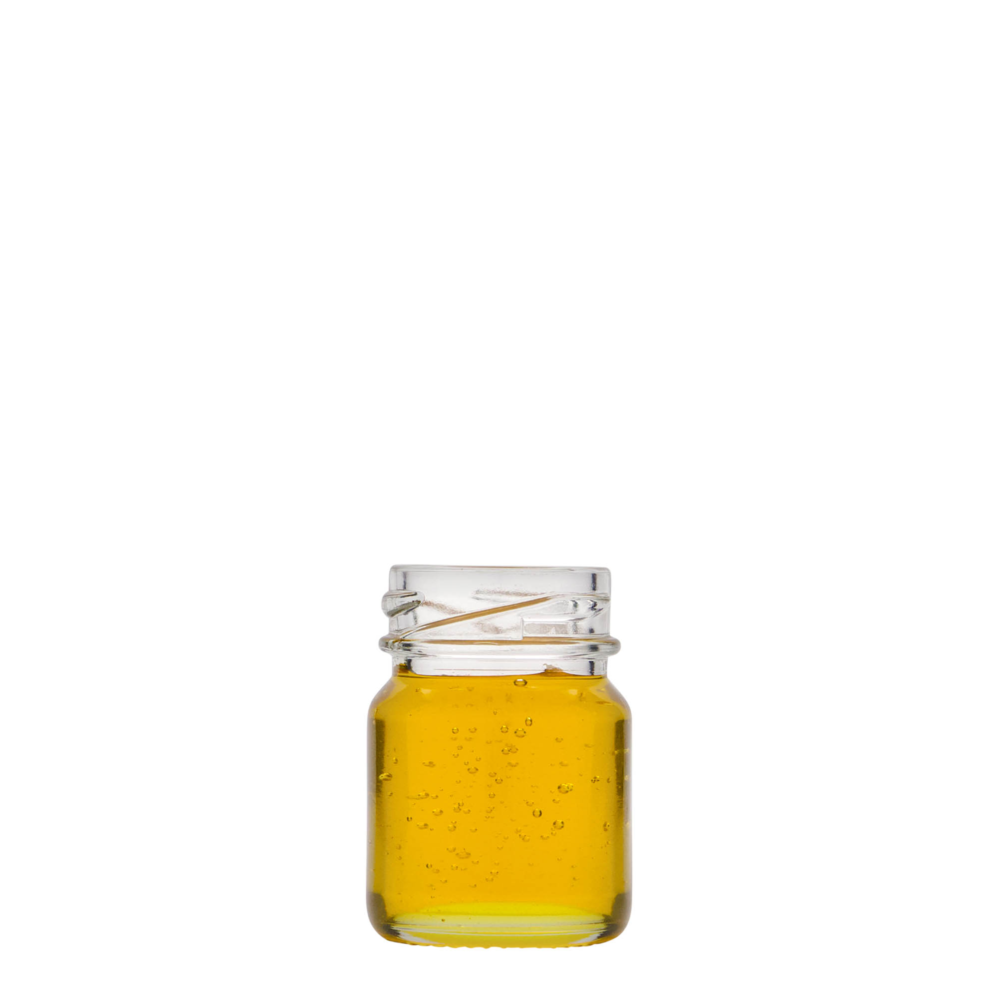 45 ml aukštas apvalus stiklas, burna: Twist-Off (TO 38)