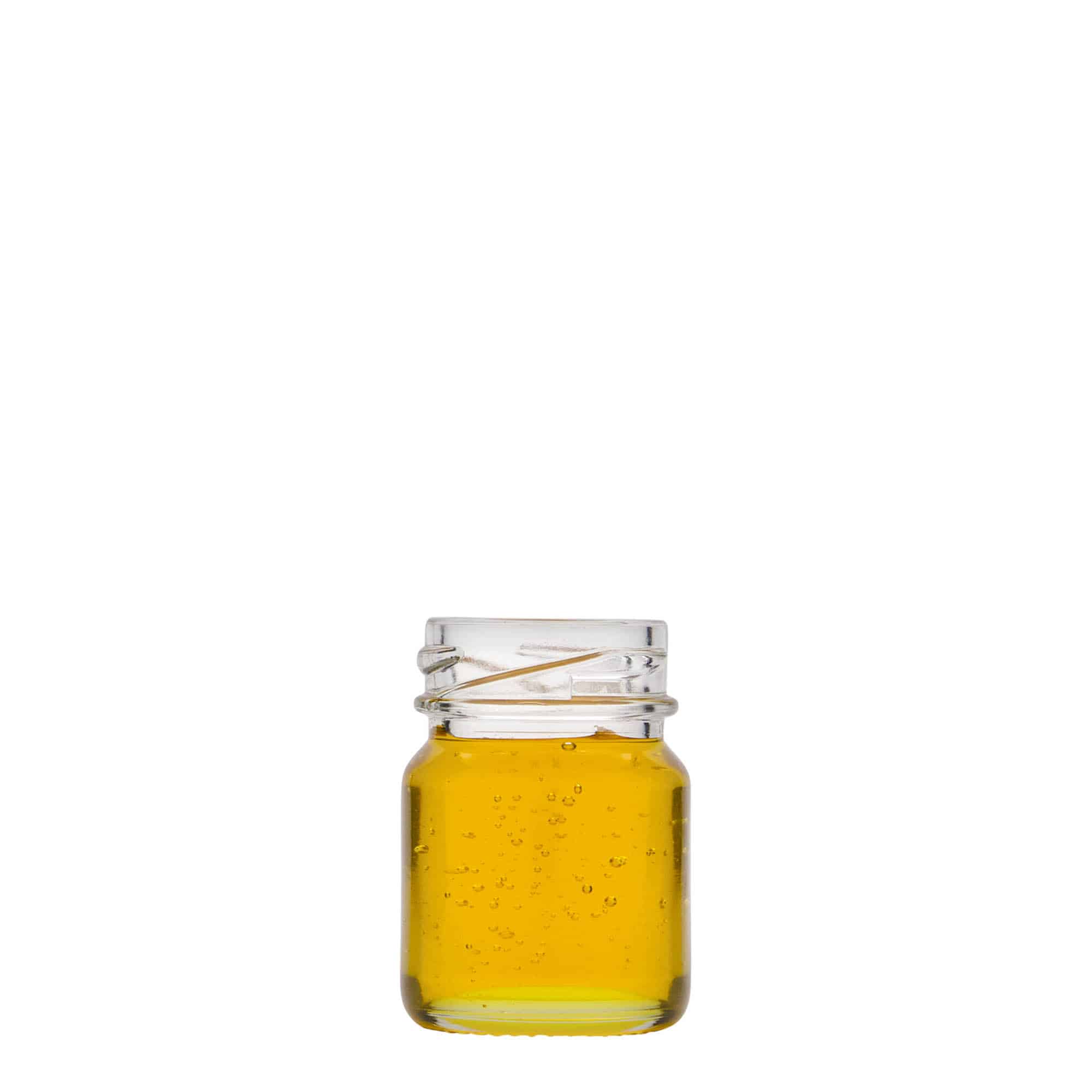 45 ml aukštas apvalus stiklas, burna: Twist-Off (TO 38)