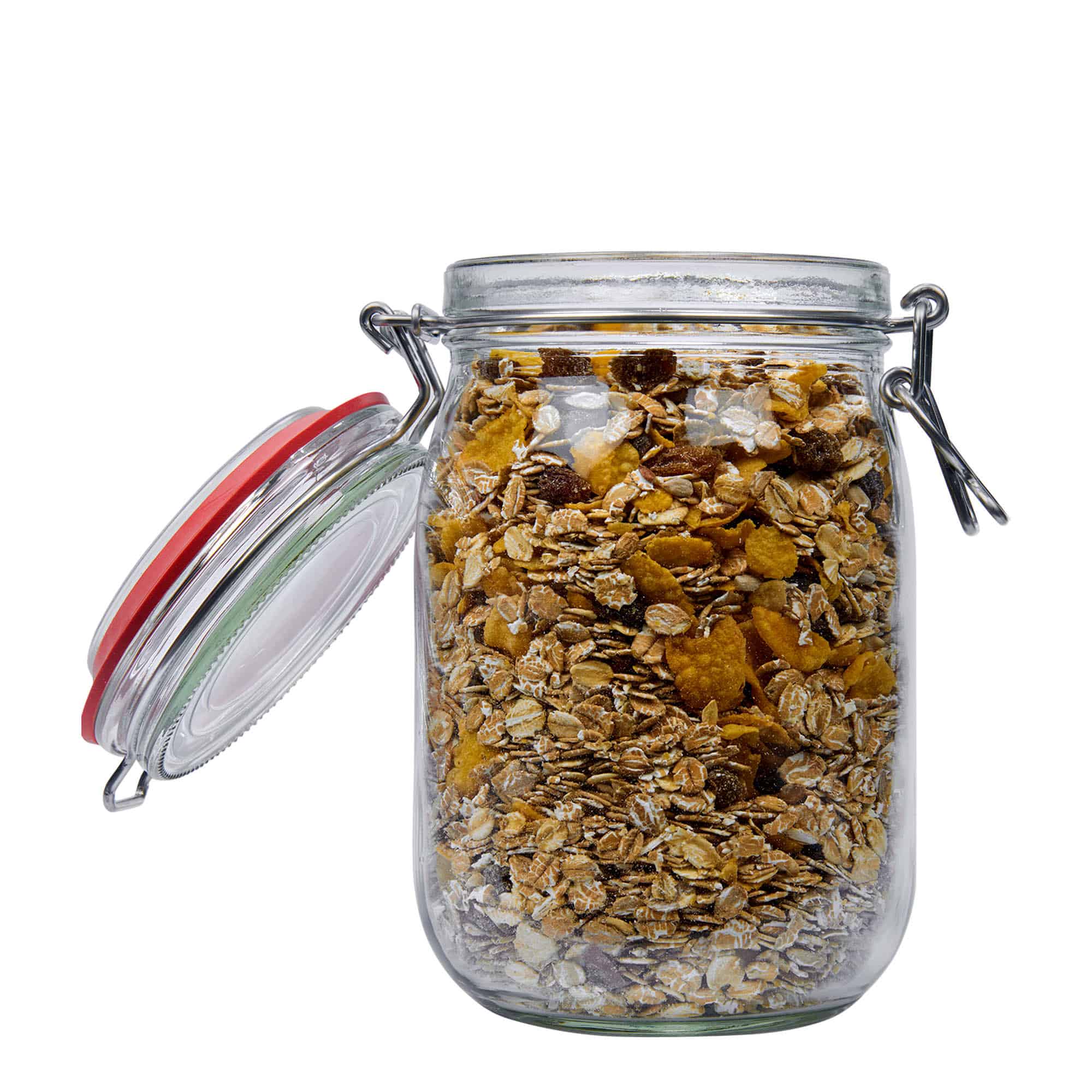 1.140 ml vielos užsegimo stiklainis #, anga: vielos užsegimas