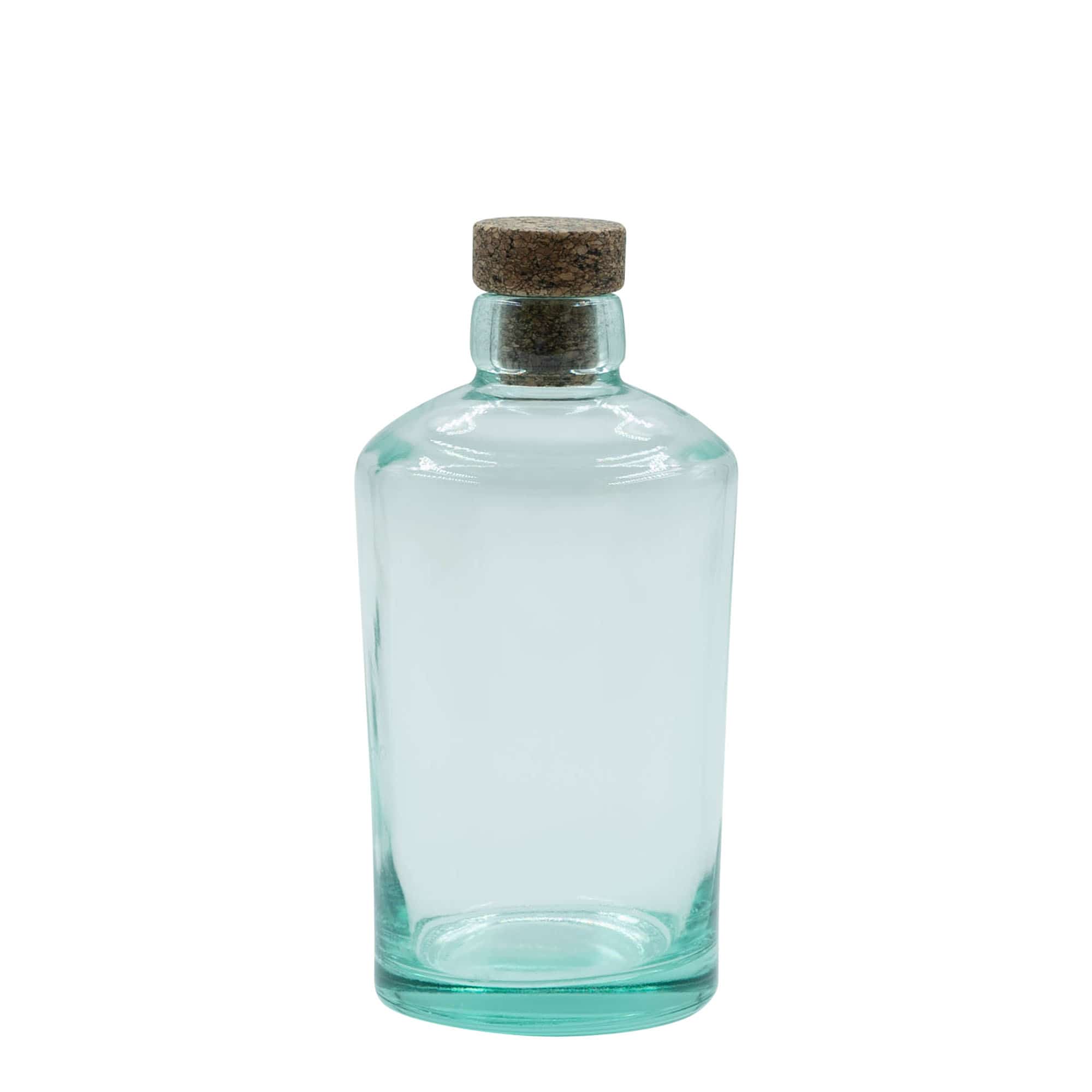500 ml stiklinis butelis „Barrel“, anga: kamštis