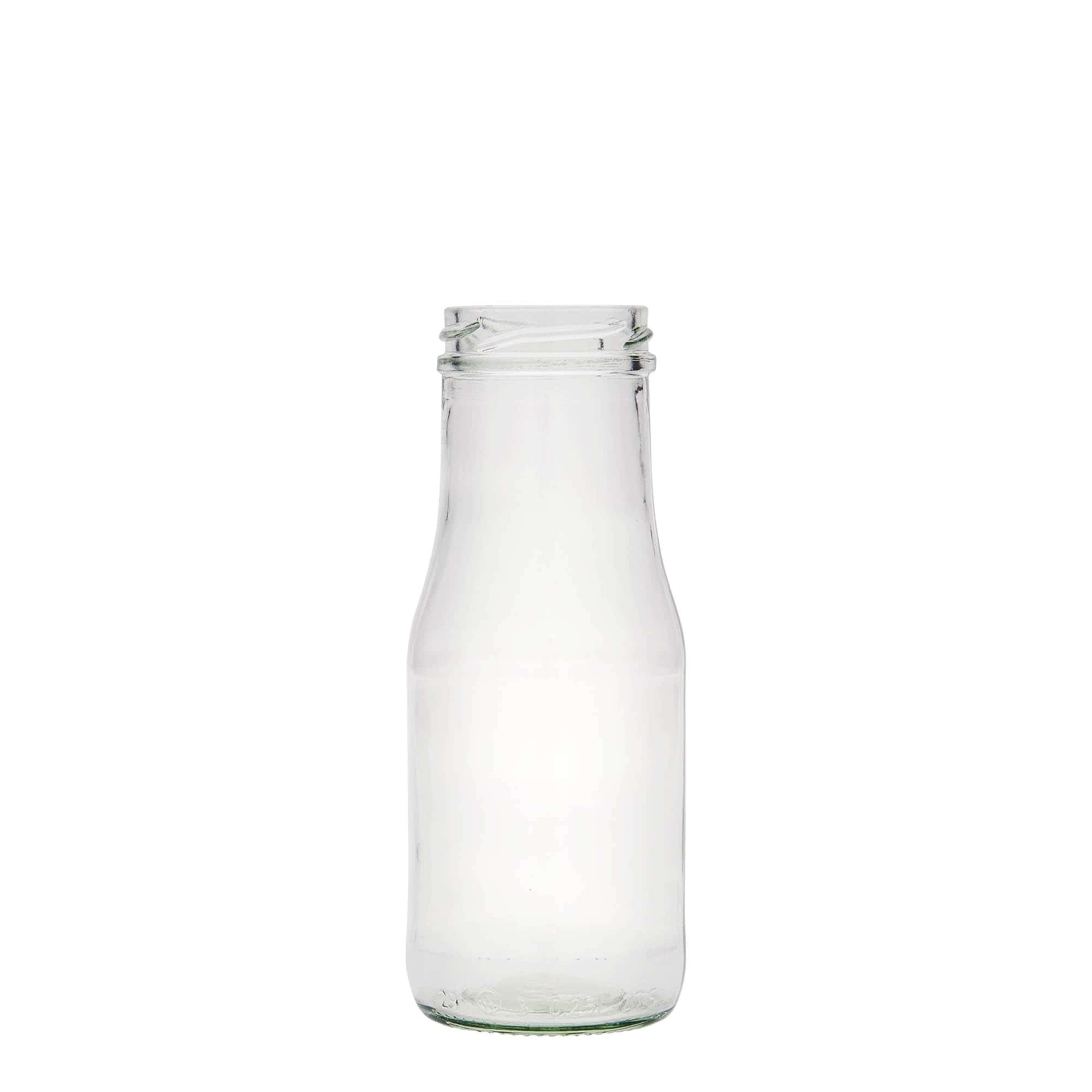 250 ml stiklinis butelis Susann, anga: sukama (TO 48) 250 ml stiklinis butelis Susann, anga: sukama (TO 48)