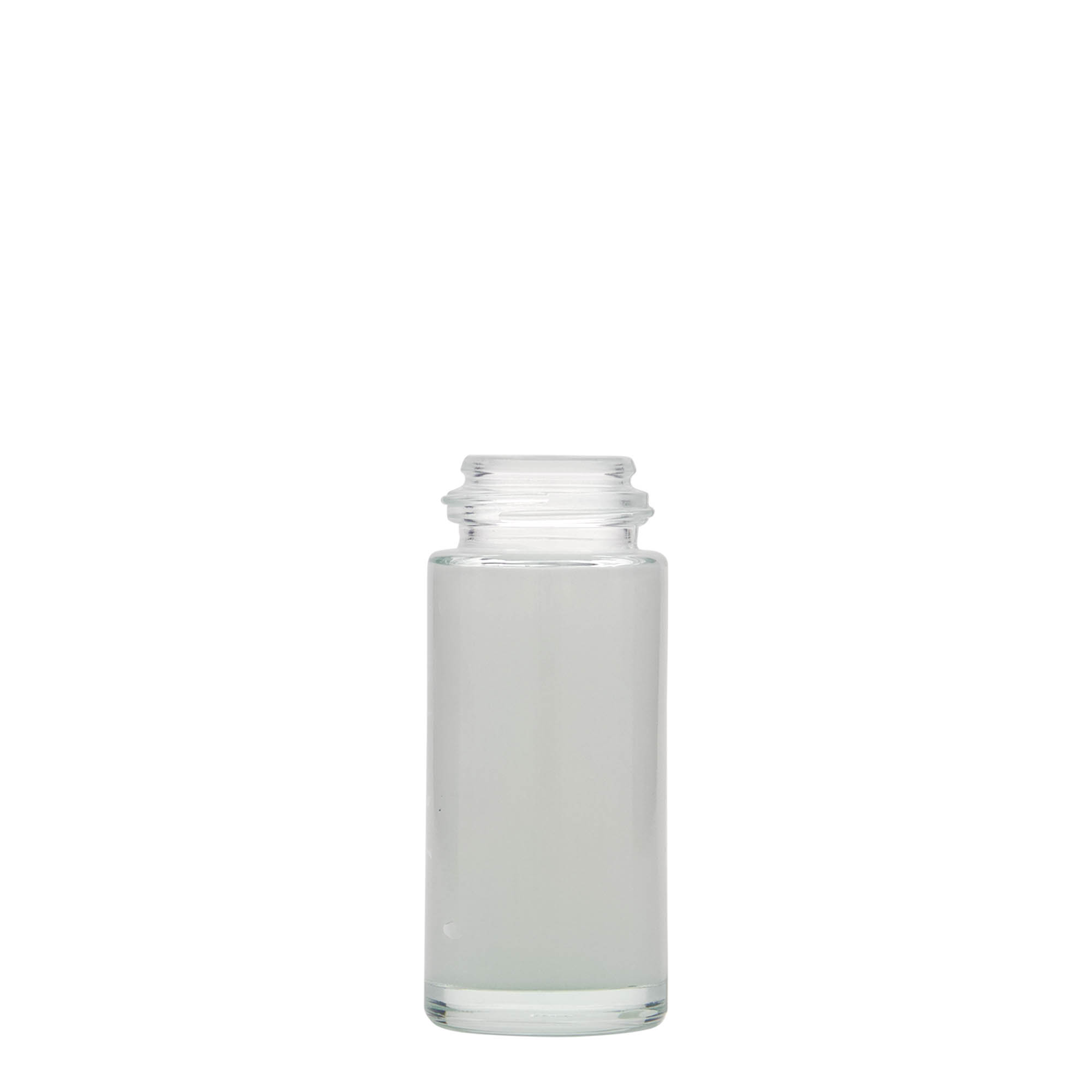 50 ml ritininis buteliukas, stiklas, anga: varžtinis kamštis 50 ml ritininis buteliukas, stiklas, anga: varžtinis kamštis