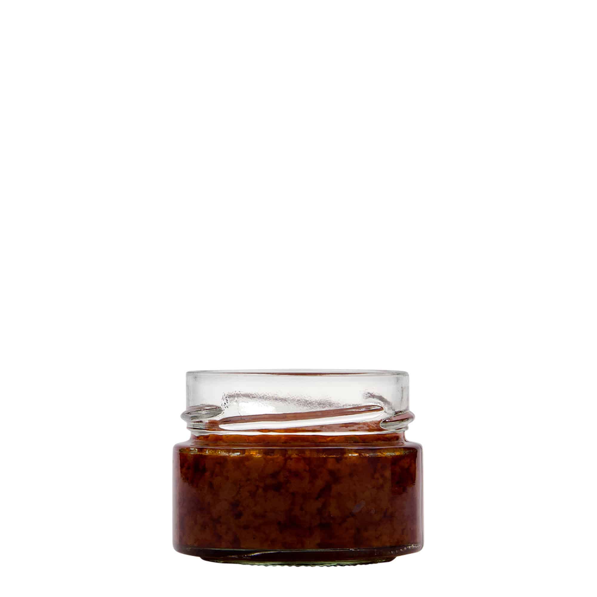 130 ml apvalus stiklas „Aurora“, anga: Deep-Twist-Off (DTO 66)