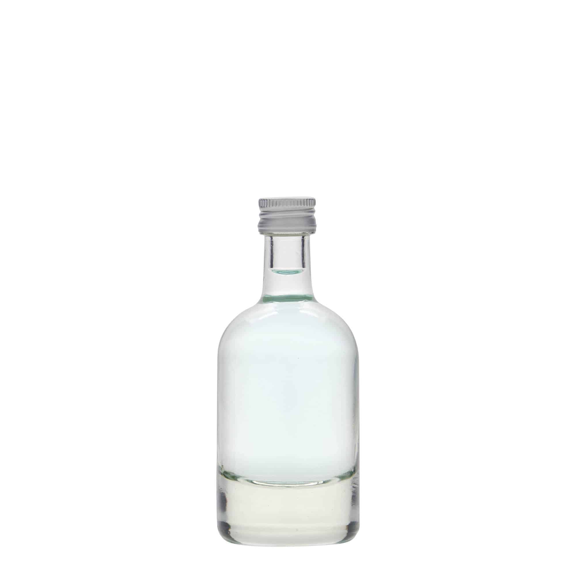 50 ml stiklinis buteliukas „Linea Uno“, burna: PP 18