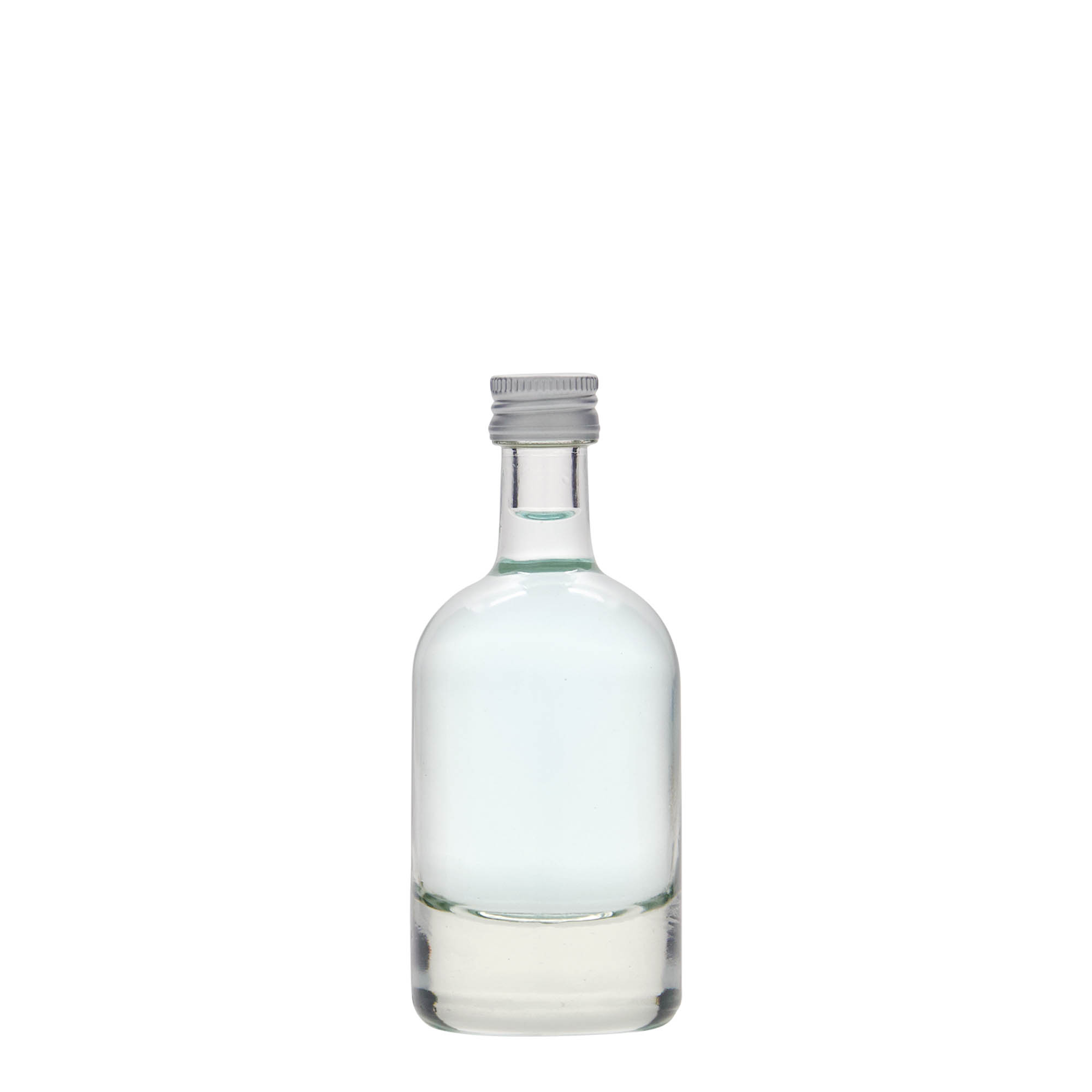 50 ml stiklinis buteliukas „Linea Uno“, burna: PP 18 50 ml stiklinis buteliukas „Linea Uno“, burna: PP 18