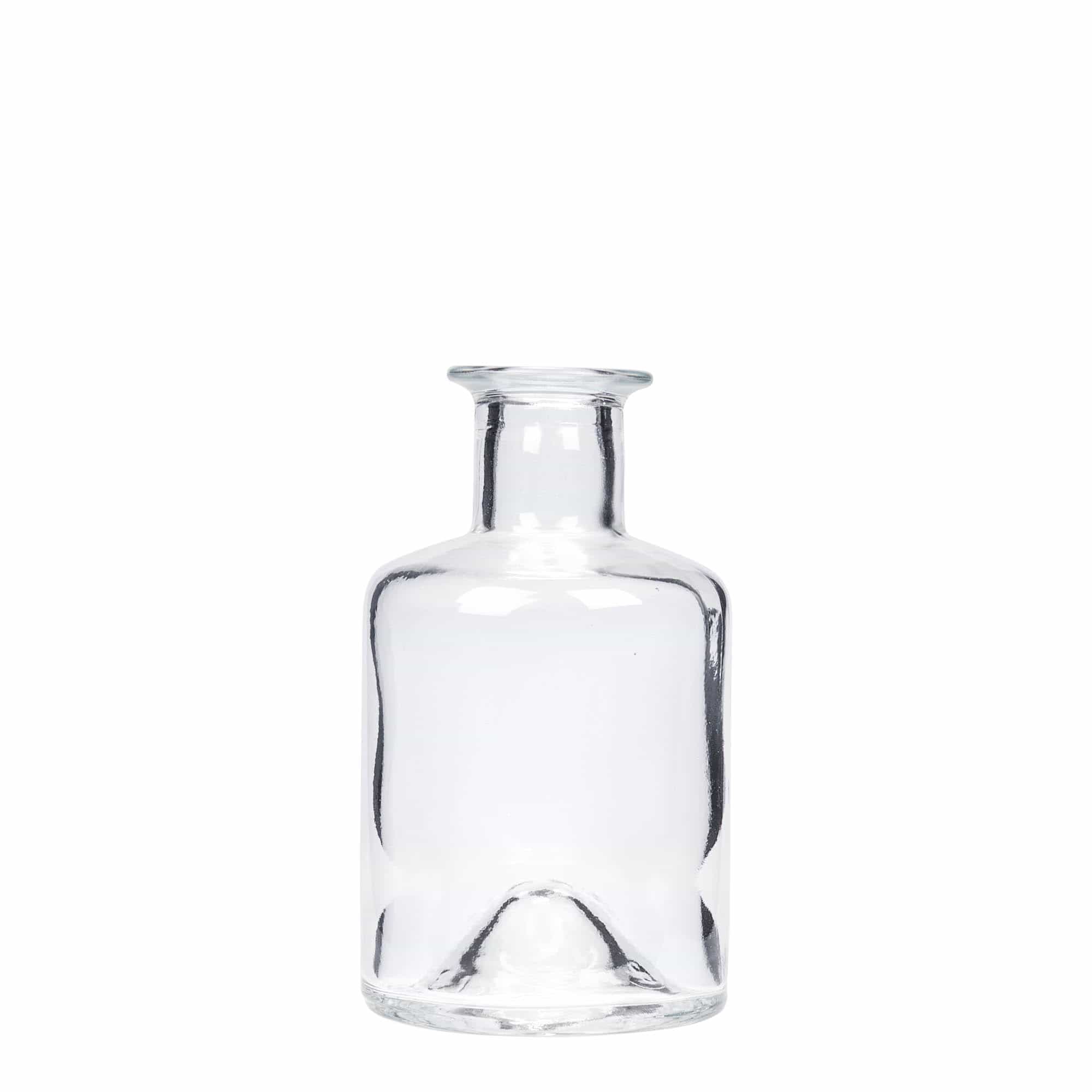 200 ml stiklinis butelis vaistininkui, anga: kamštis