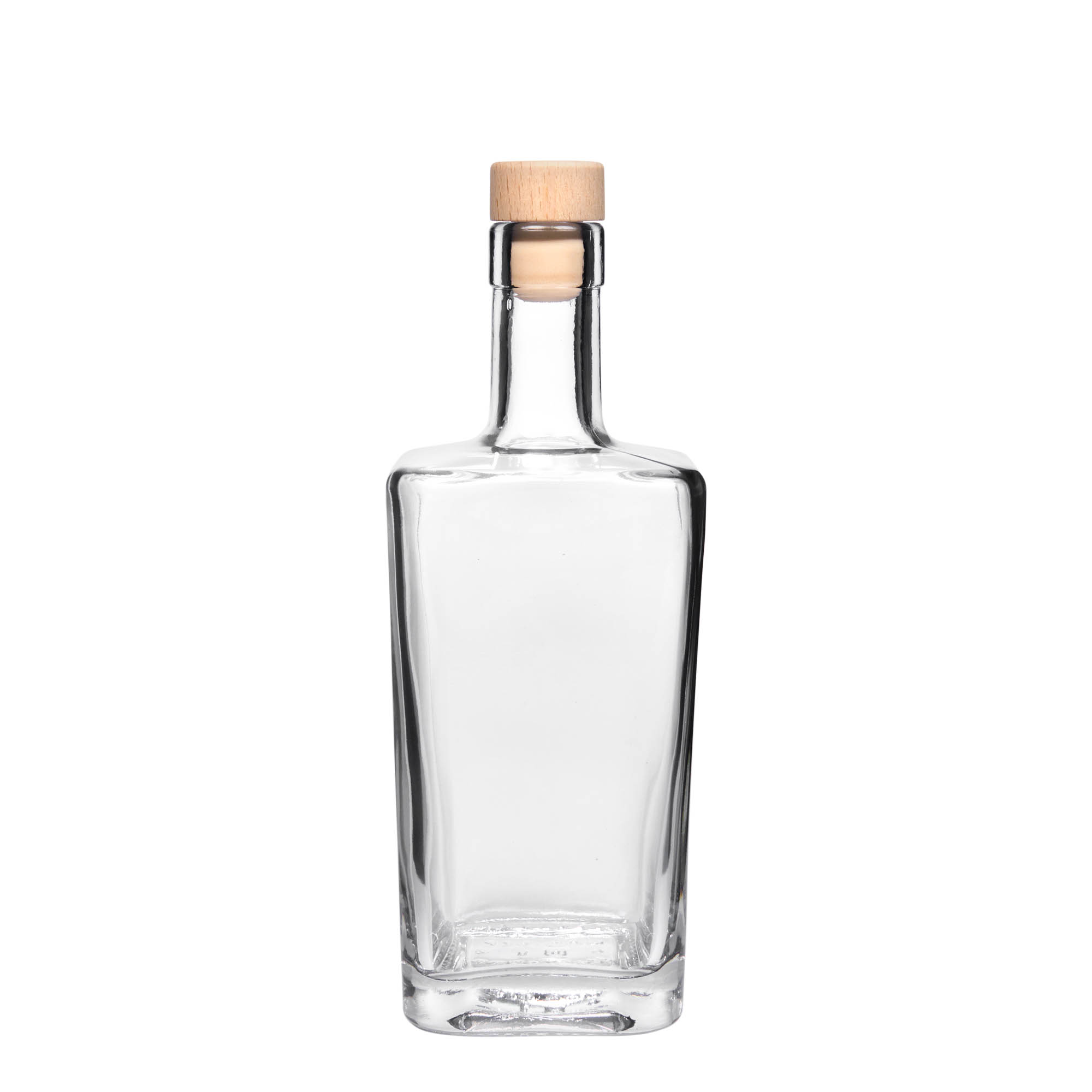 500 ml stiklinis butelis „Noel“, kvadratinis, anga: kamštis 500 ml stiklinis butelis „Noel“, kvadratinis, anga: kamštis