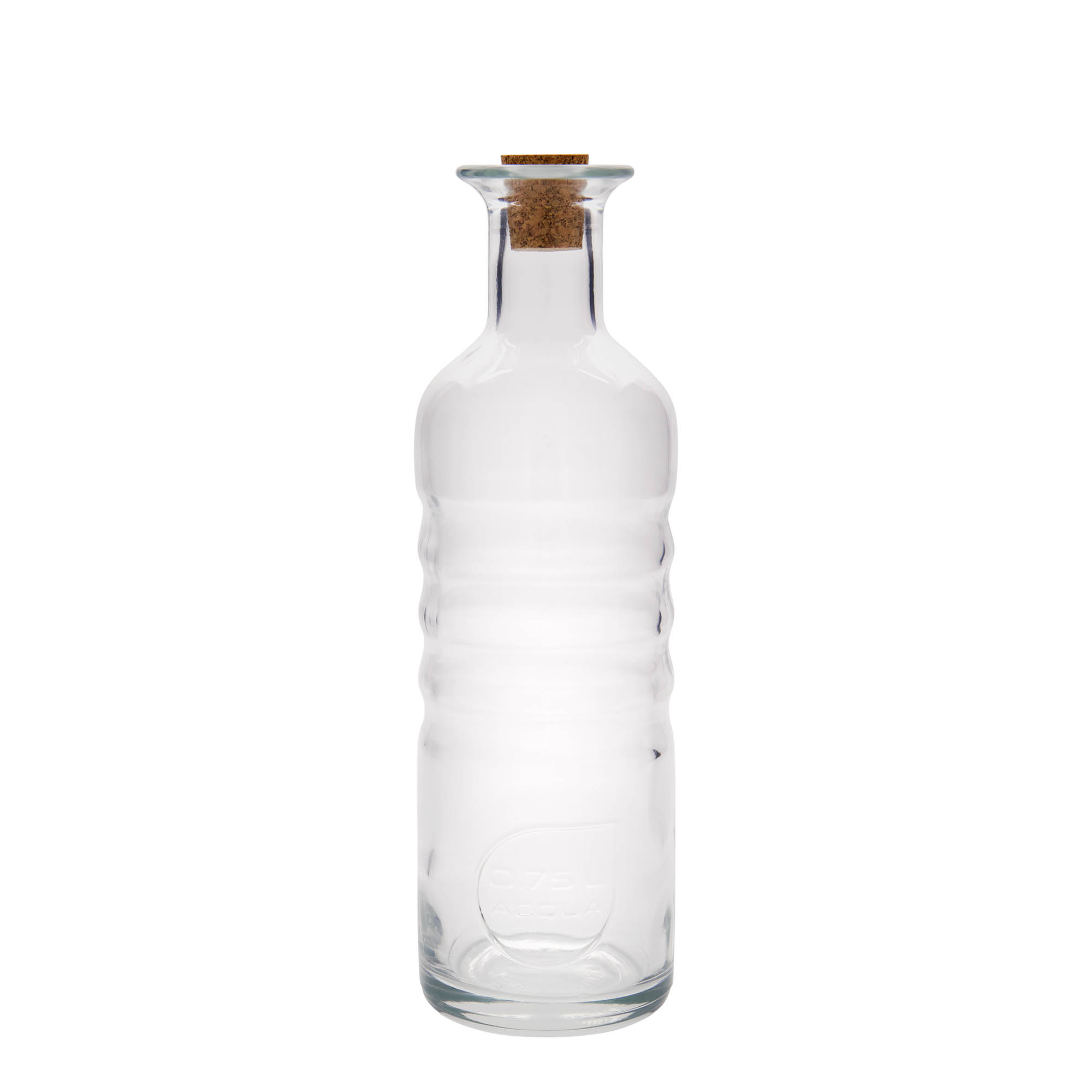 750 ml stiklinis butelis „Optima Acqua“, kamštis: kamštis 750 ml stiklinis butelis „Optima Acqua“, kamštis: kamštis