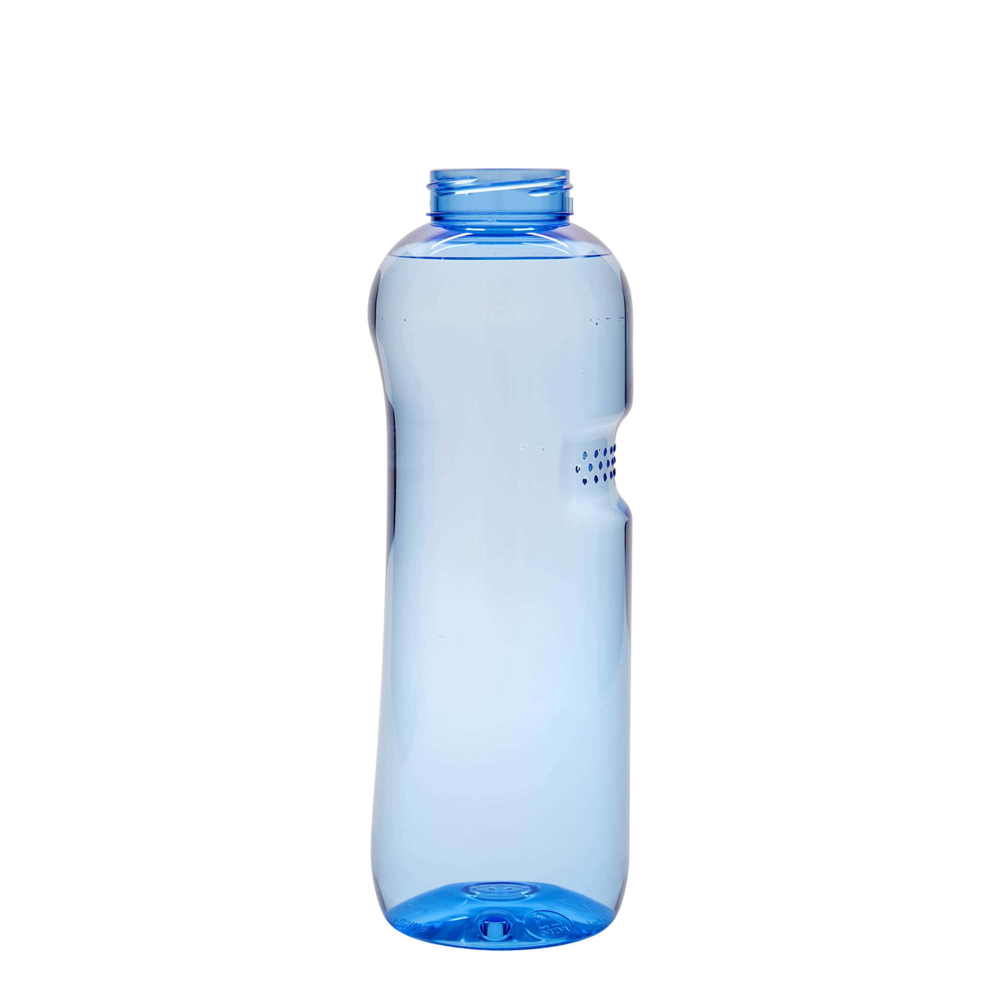 1.000 ml PET-gėrimo butelis „Kavodrink“, plastikas, mėlynas