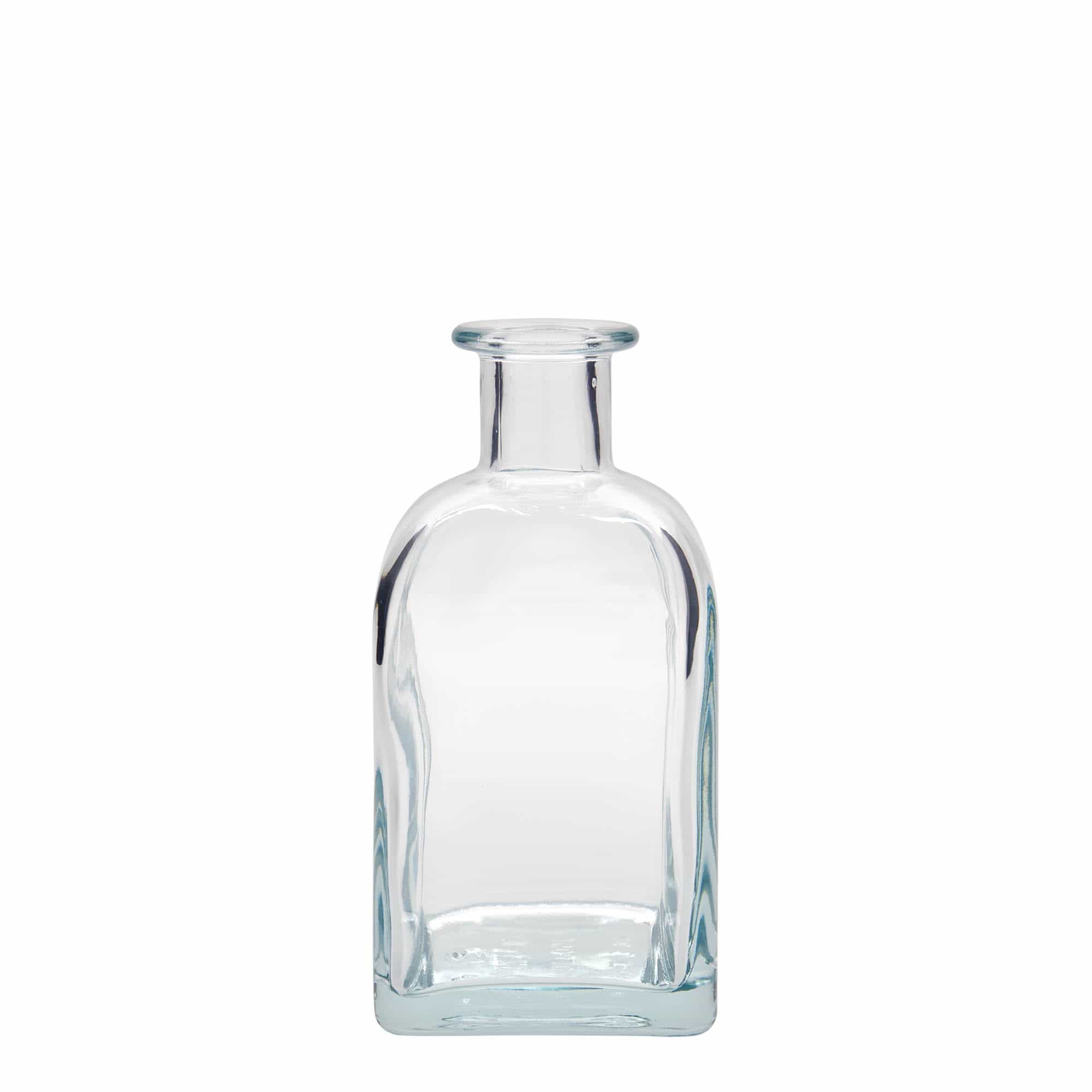 350 ml stiklinis butelis Apotheker Carré, kvadratinis, anga: kamštis 350 ml stiklinis butelis Apotheker Carré, kvadratinis, anga: kamštis