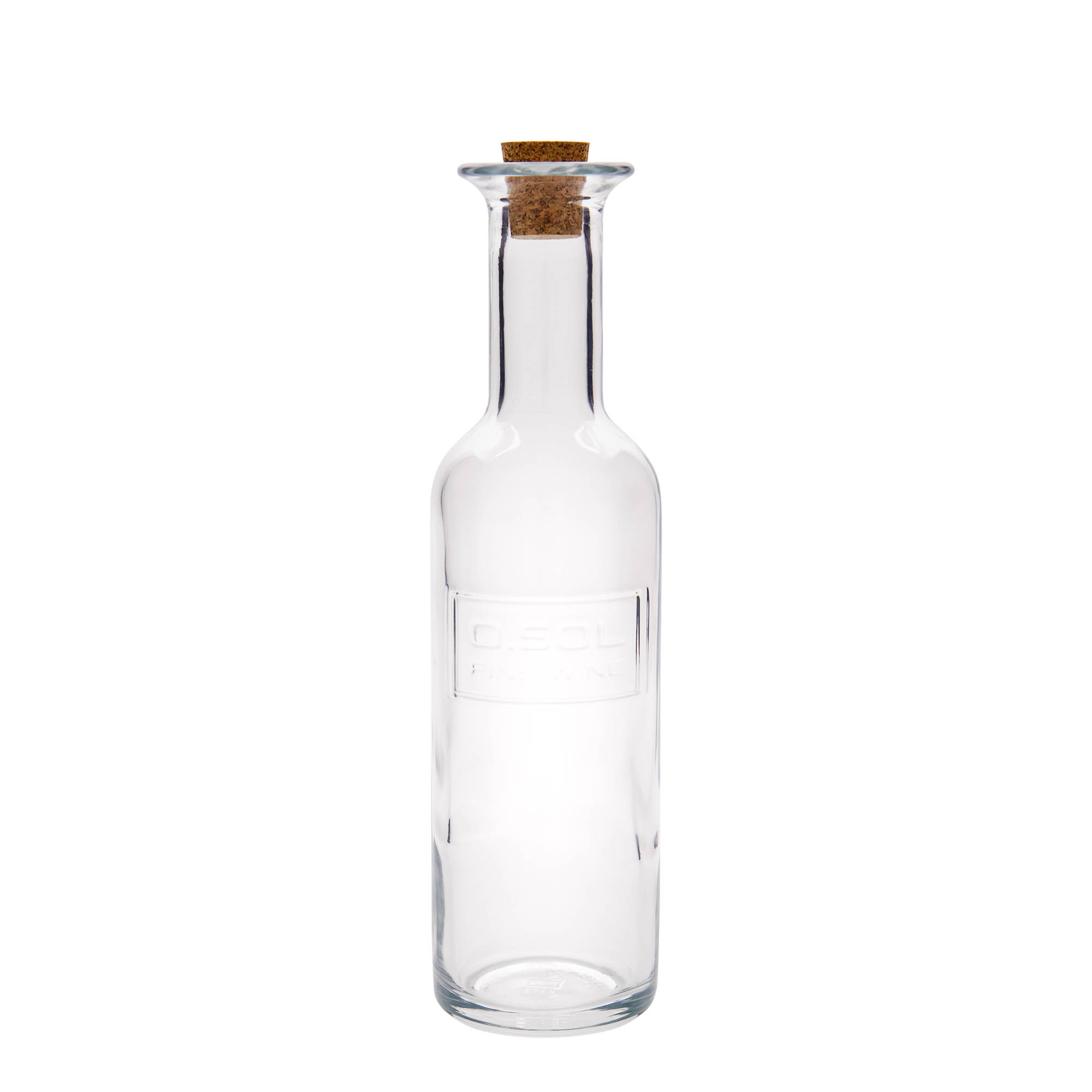 500 ml stiklinis butelis „Optima Fine Wine“, kamštis: kamštis 500 ml stiklinis butelis „Optima Fine Wine“, kamštis: kamštis