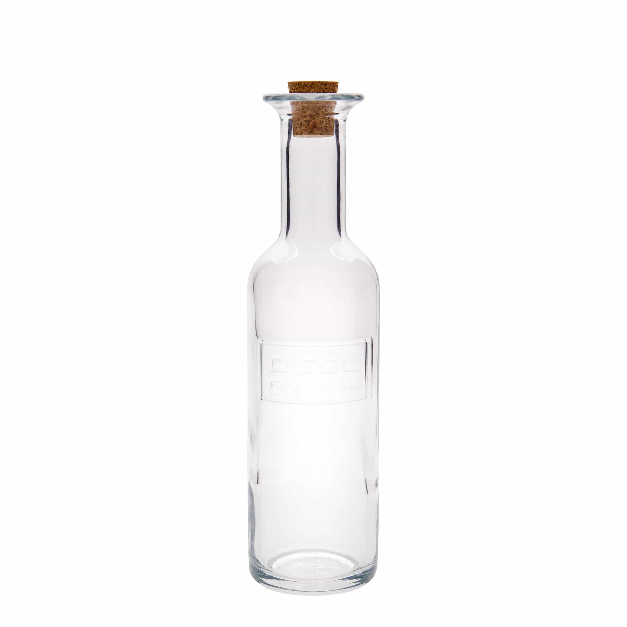 500 ml stiklinis butelis „Optima Fine Wine“, kamštis: kamštis