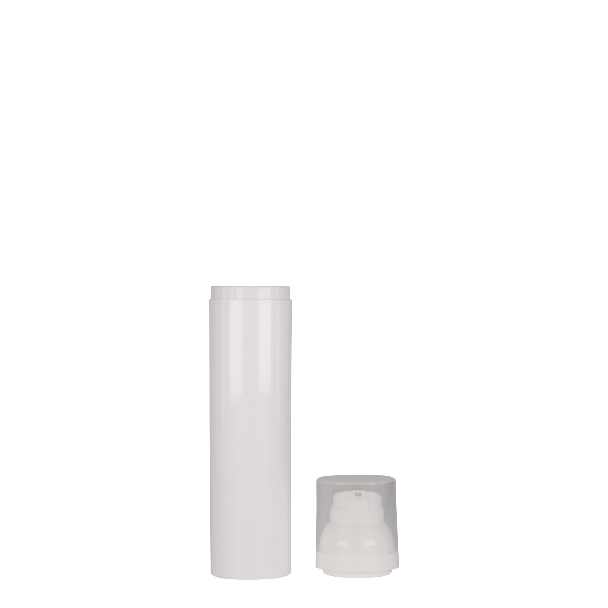 100 ml oro nepraleidžiantis dozatorius „Mezzo“, PP plastikas, baltas
