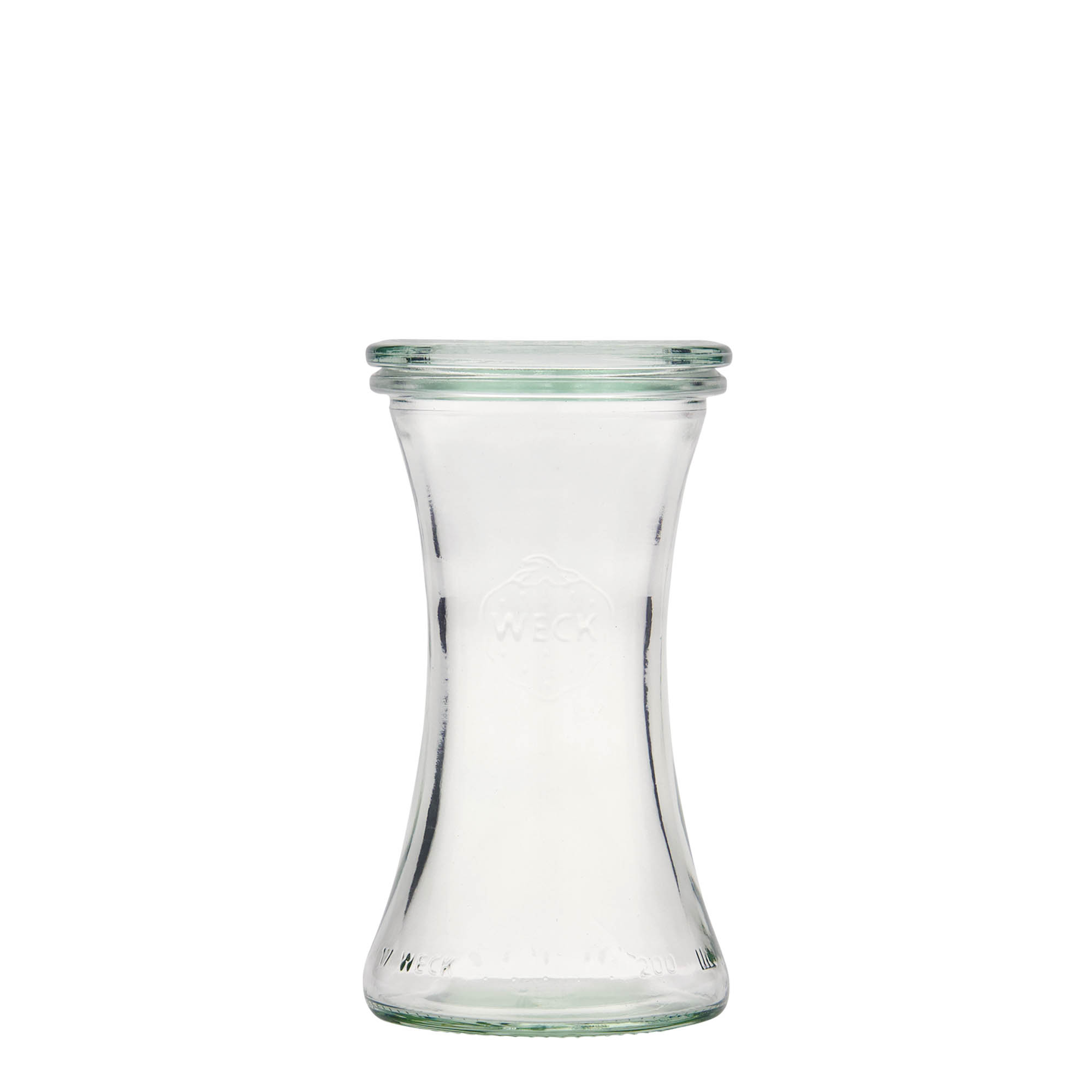 200 ml WECK delikatesų stiklainis, anga: apvali kraštinė 200 ml WECK delikatesų stiklainis, anga: apvali kraštinė