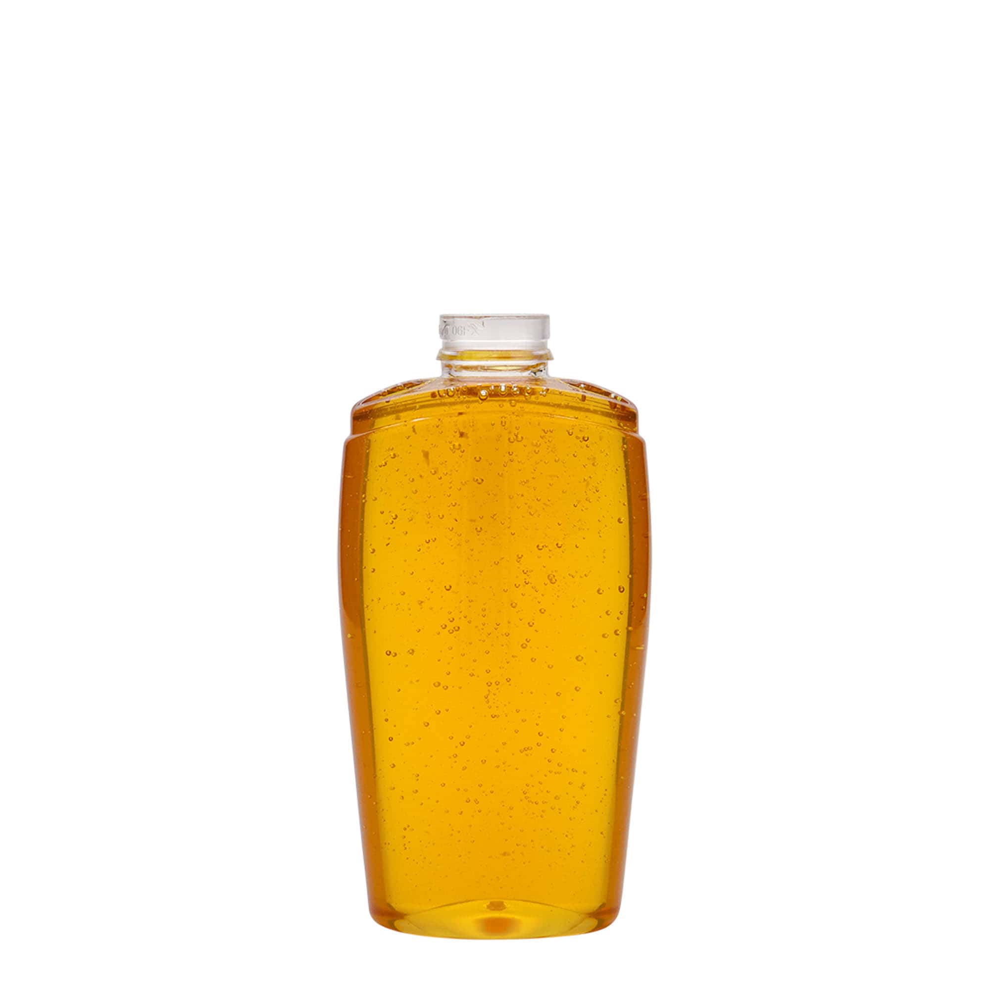 200 ml PET butelis „Squeeze“, ovalus, plastikinis