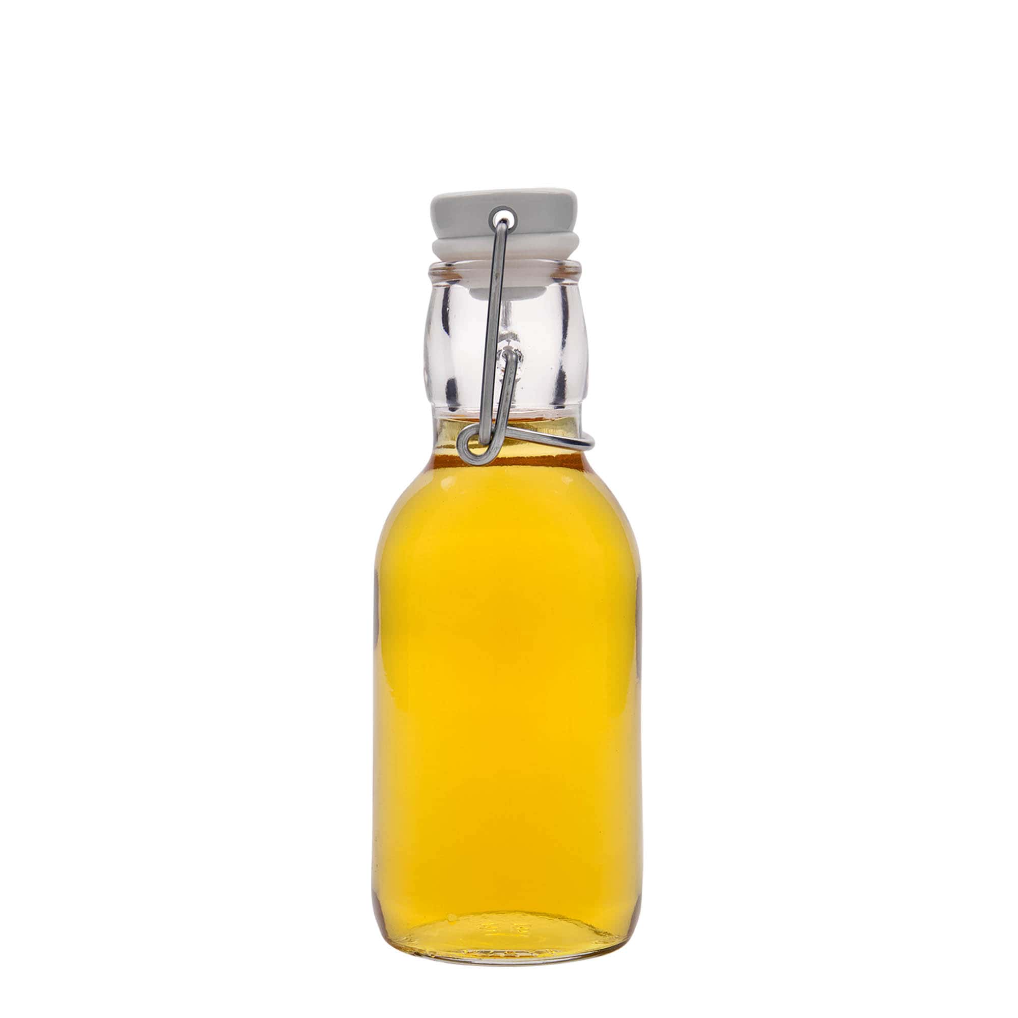 250 ml stiklinis butelis „Emilia“, kamštis su užsegimu