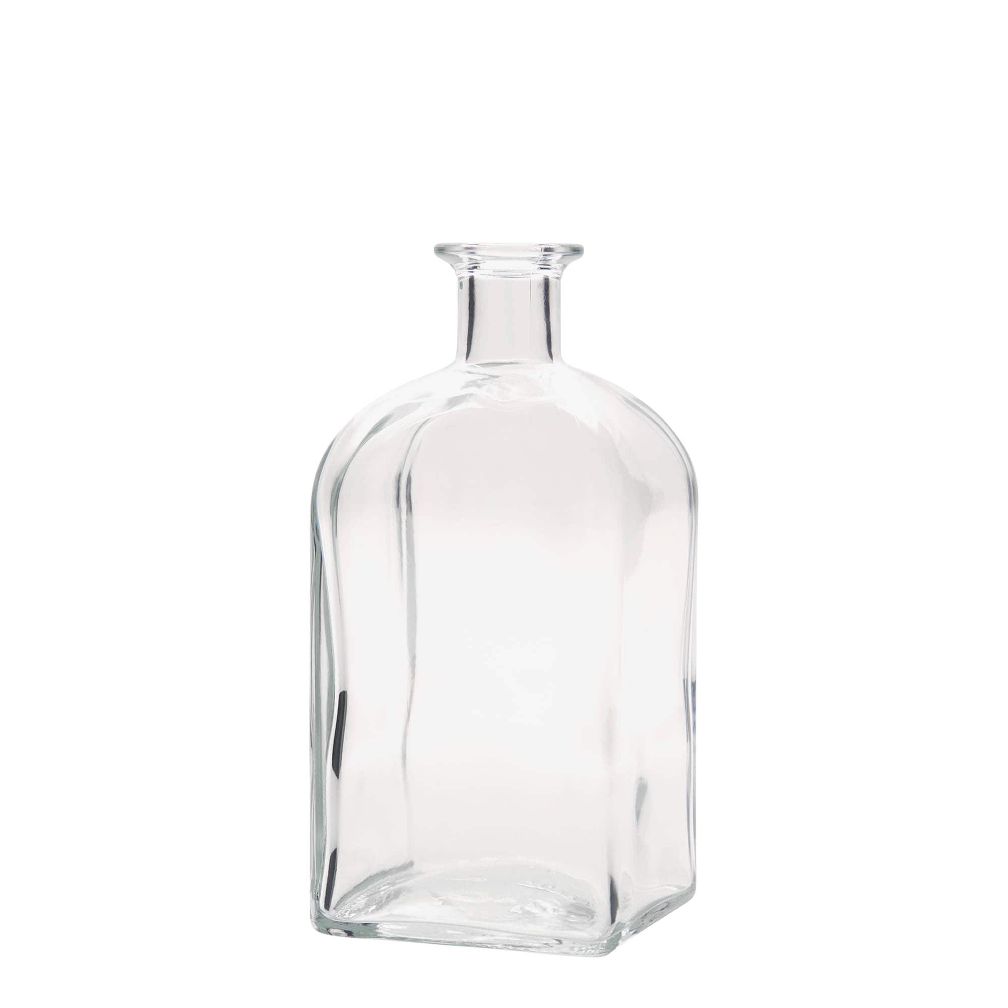700 ml stiklinis butelis Apotheker Carré, kvadratinis, anga: kamštis 700 ml stiklinis butelis Apotheker Carré, kvadratinis, anga: kamštis