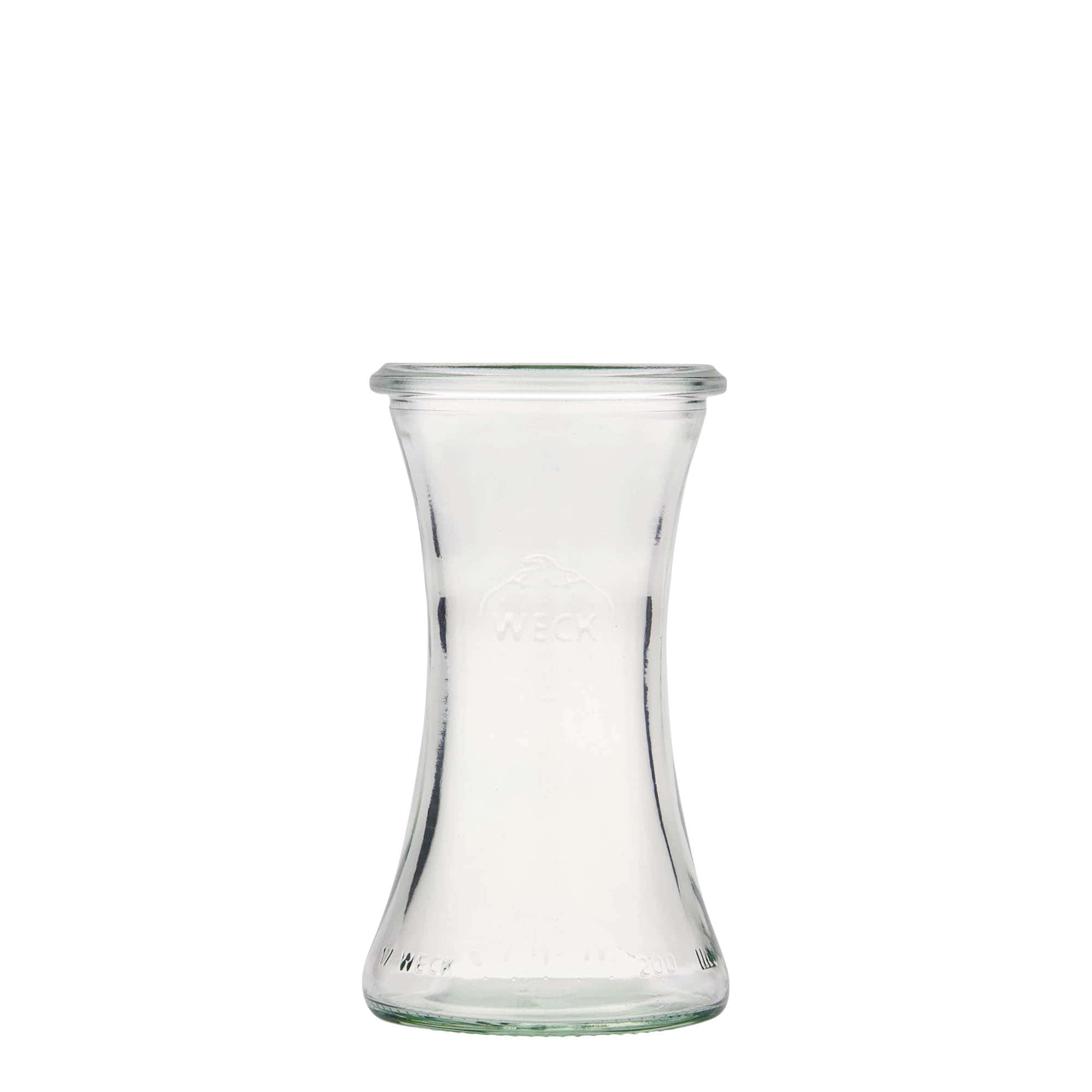 200 ml WECK delikatesų stiklainis, anga: apvali kraštinė