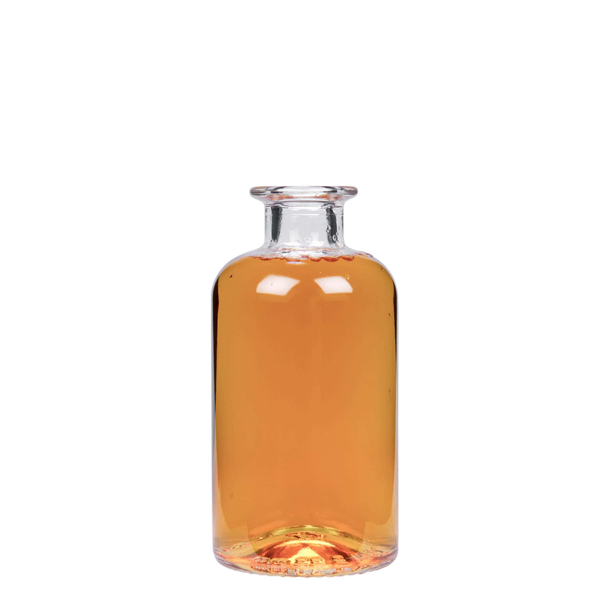 250 ml vaistininko stiklinis buteliukas, anga: kamštis