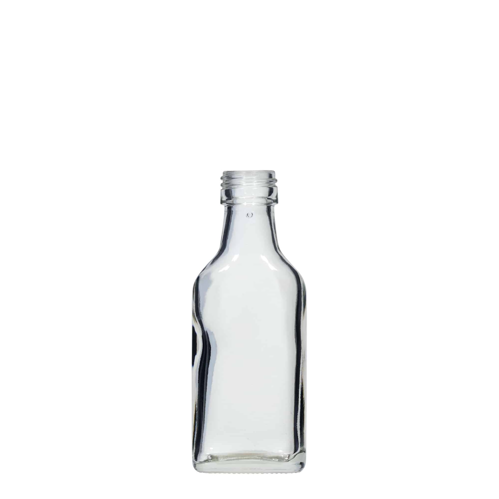 40 ml kišeninė buteliukas, stačiakampis, anga: PP 22