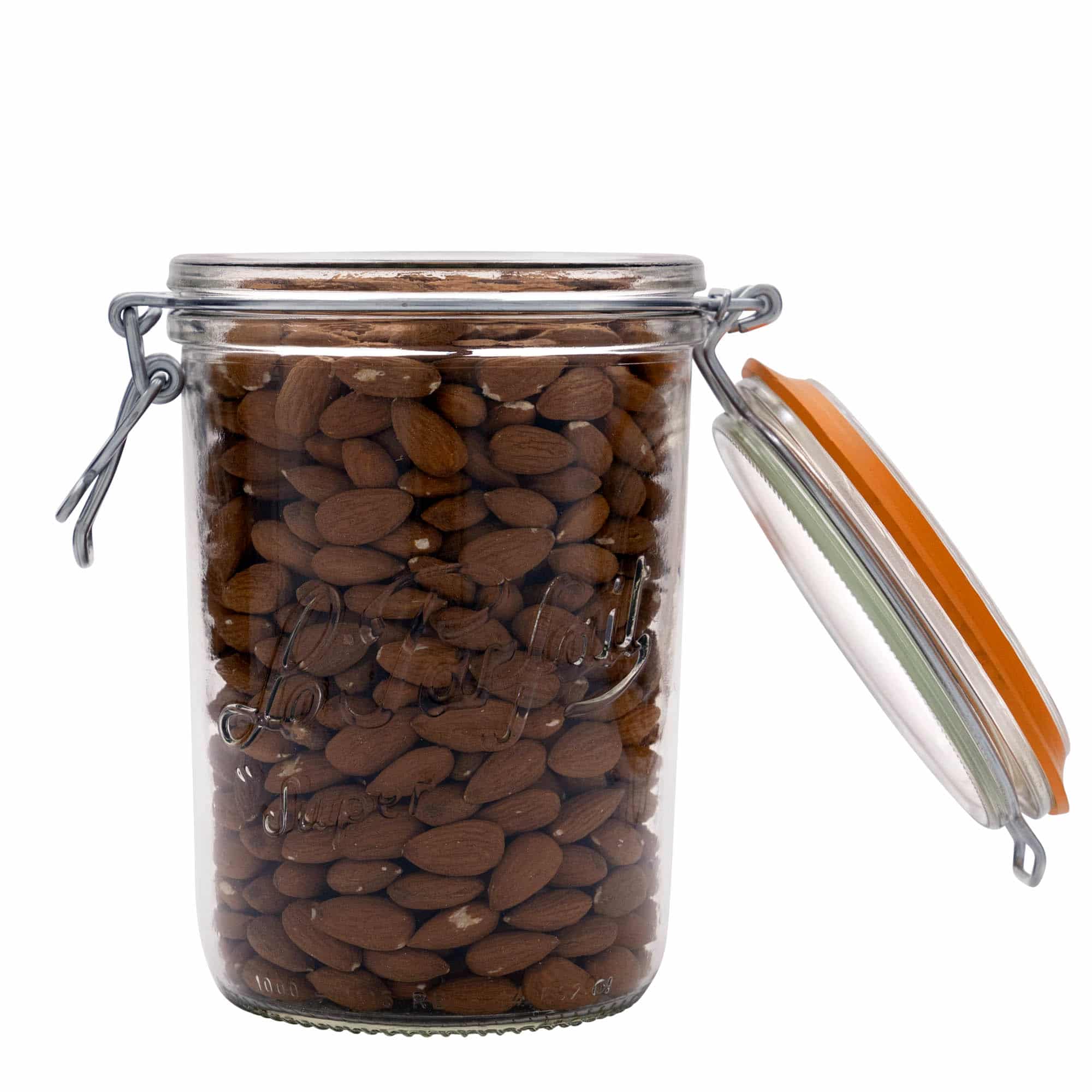1.000 ml vielos užsegimo stiklainis „Le Parfait Super Terrine“, anga: vielos užsegimas