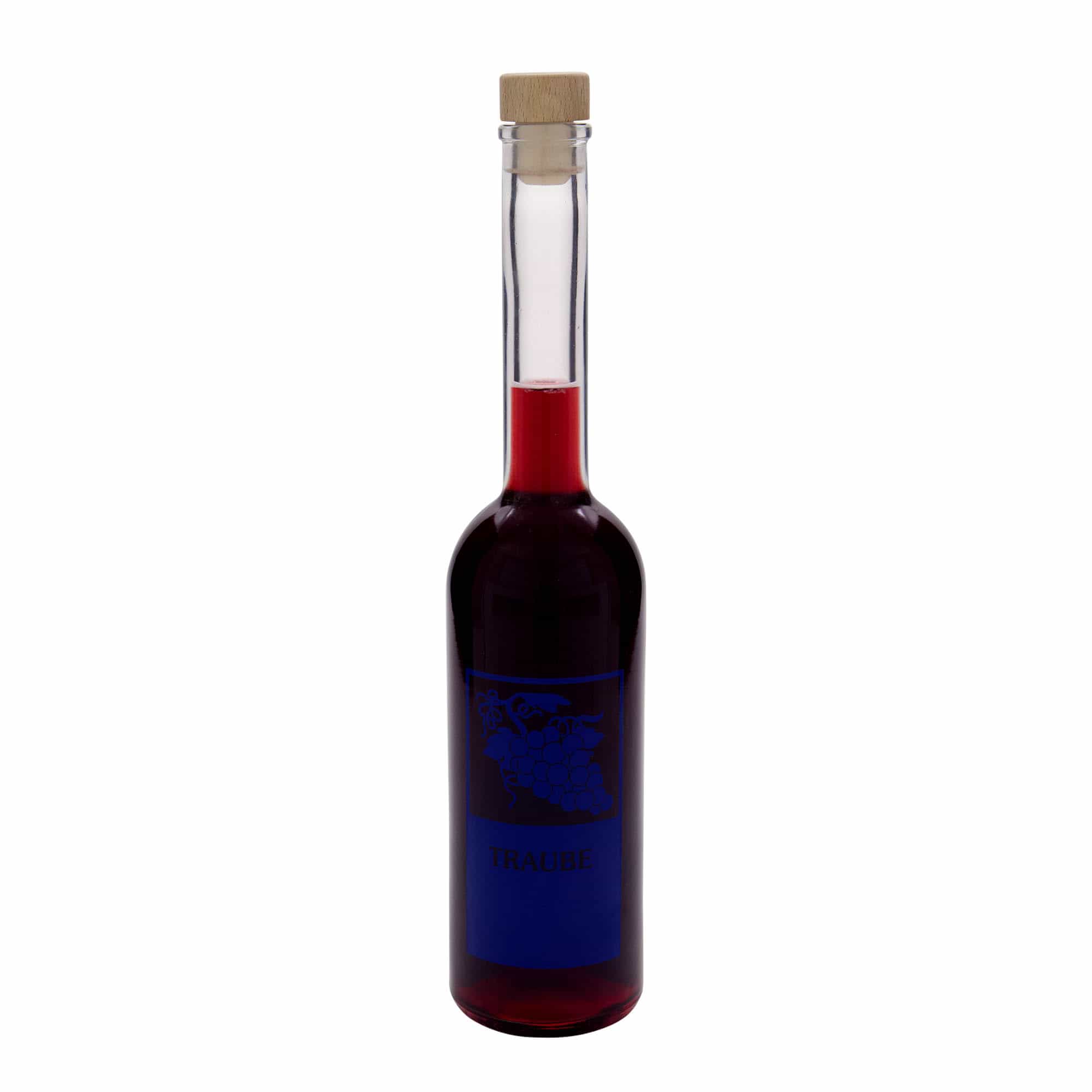 500 ml stiklinis butelis „Opera“, motyvas: vynuogė, kamštis: kamštis