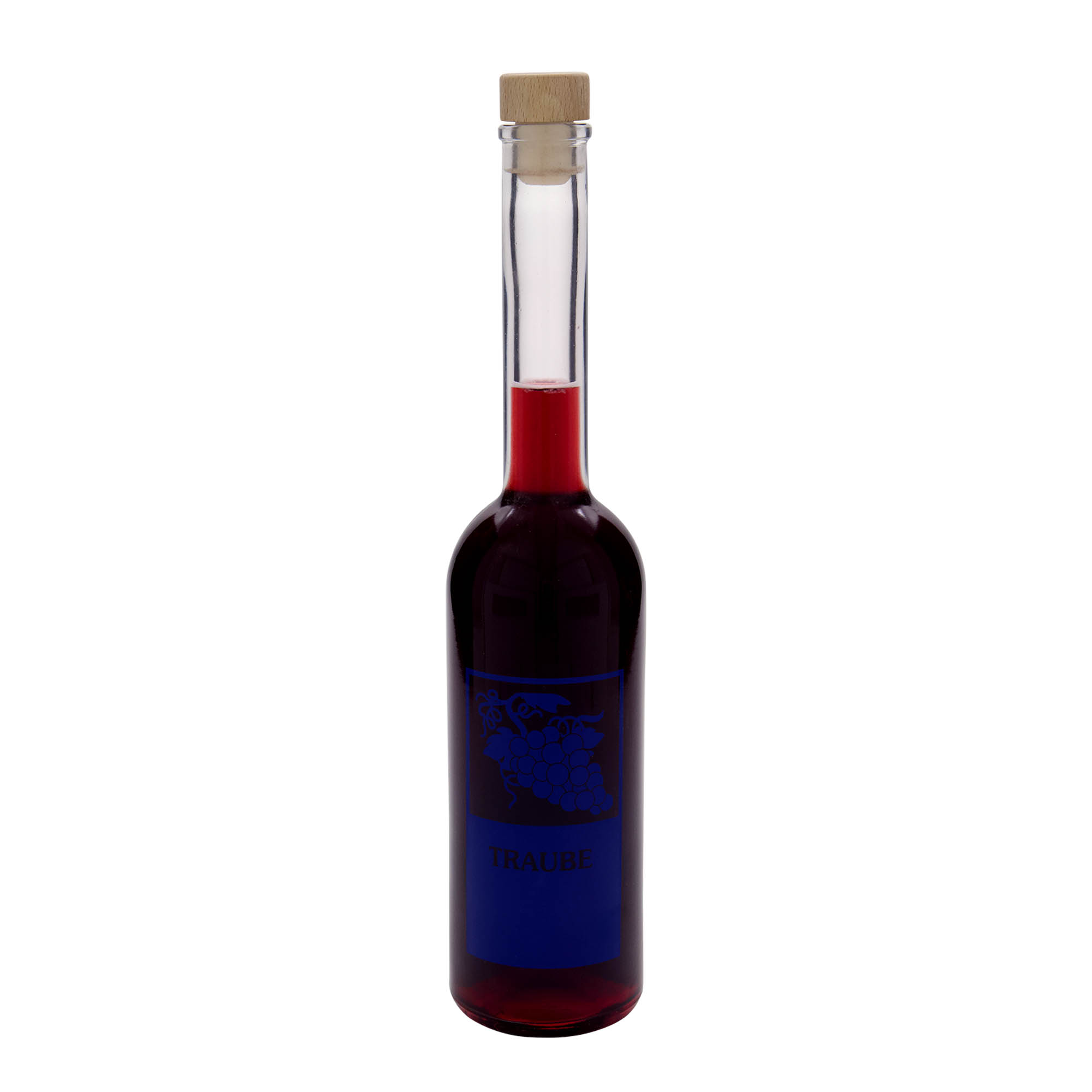 500 ml stiklinis butelis „Opera“, motyvas: vynuogė, kamštis: kamštis 500 ml stiklinis butelis „Opera“, motyvas: vynuogė, kamštis: kamštis