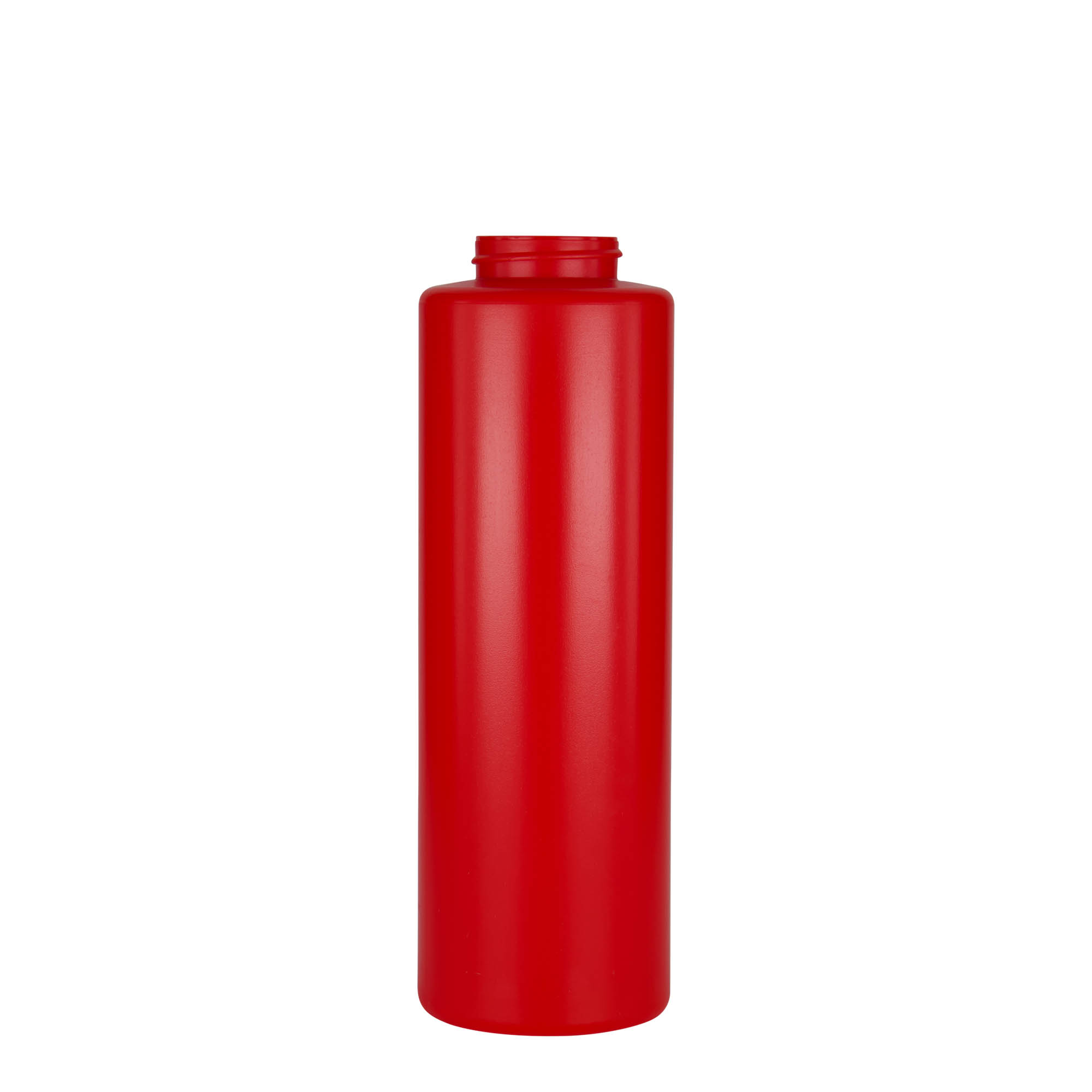 500 ml padažo buteliukas, LDPE plastikas, raudonas, anga: 38/400 500 ml padažo buteliukas, LDPE plastikas, raudonas, anga: 38/400