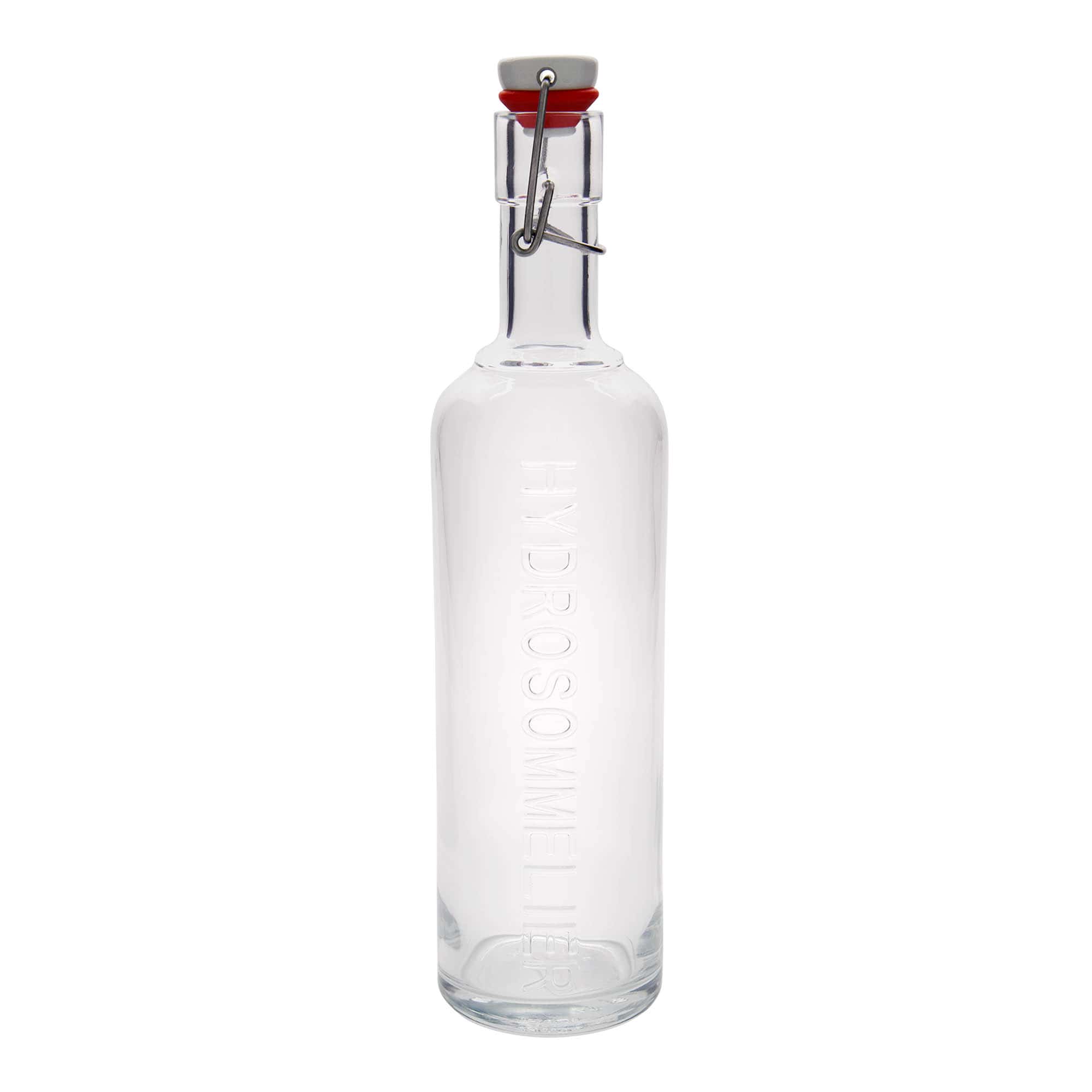 1.000 ml stiklinis butelis „Optima Hydrosommelier“, anga: užsegamas užraktas
