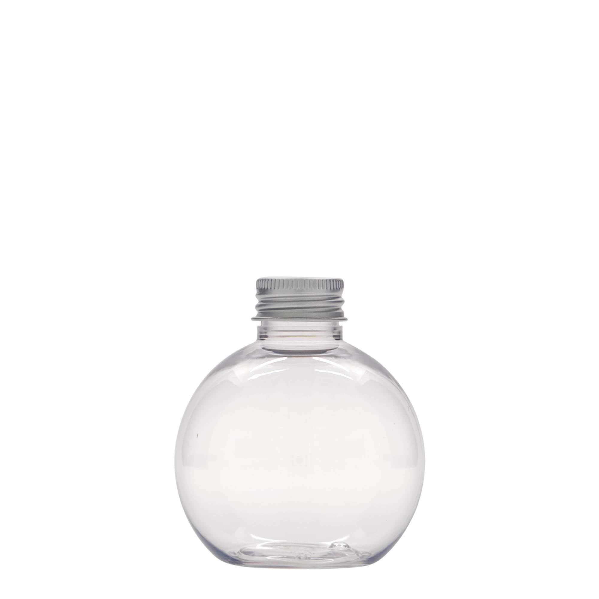 150 ml PET butelis „Perry“, apvalus, plastikas, anga: 24/410
