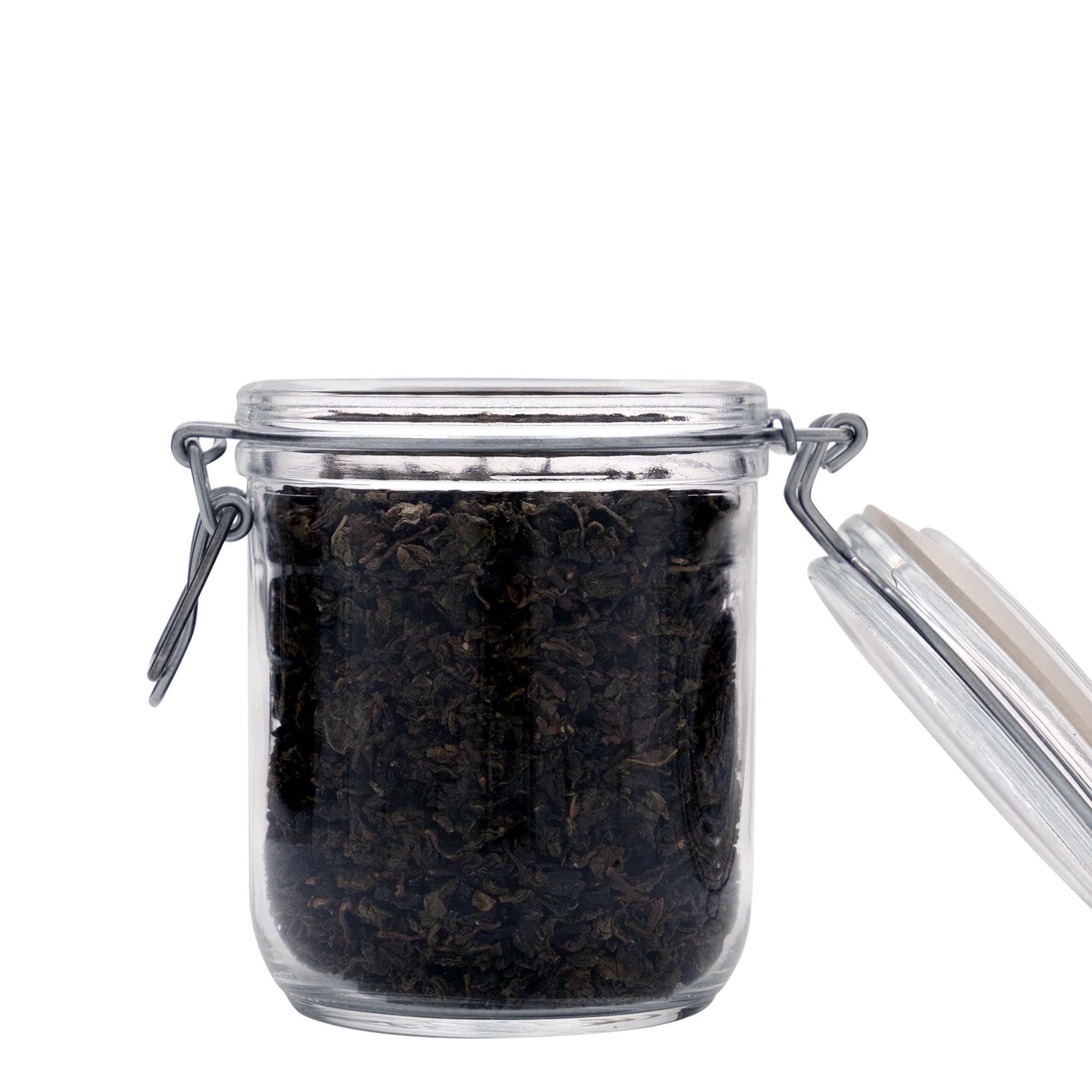 500 ml vielos užsegimo stiklainis „Fido“, anga: vielos užsegimas