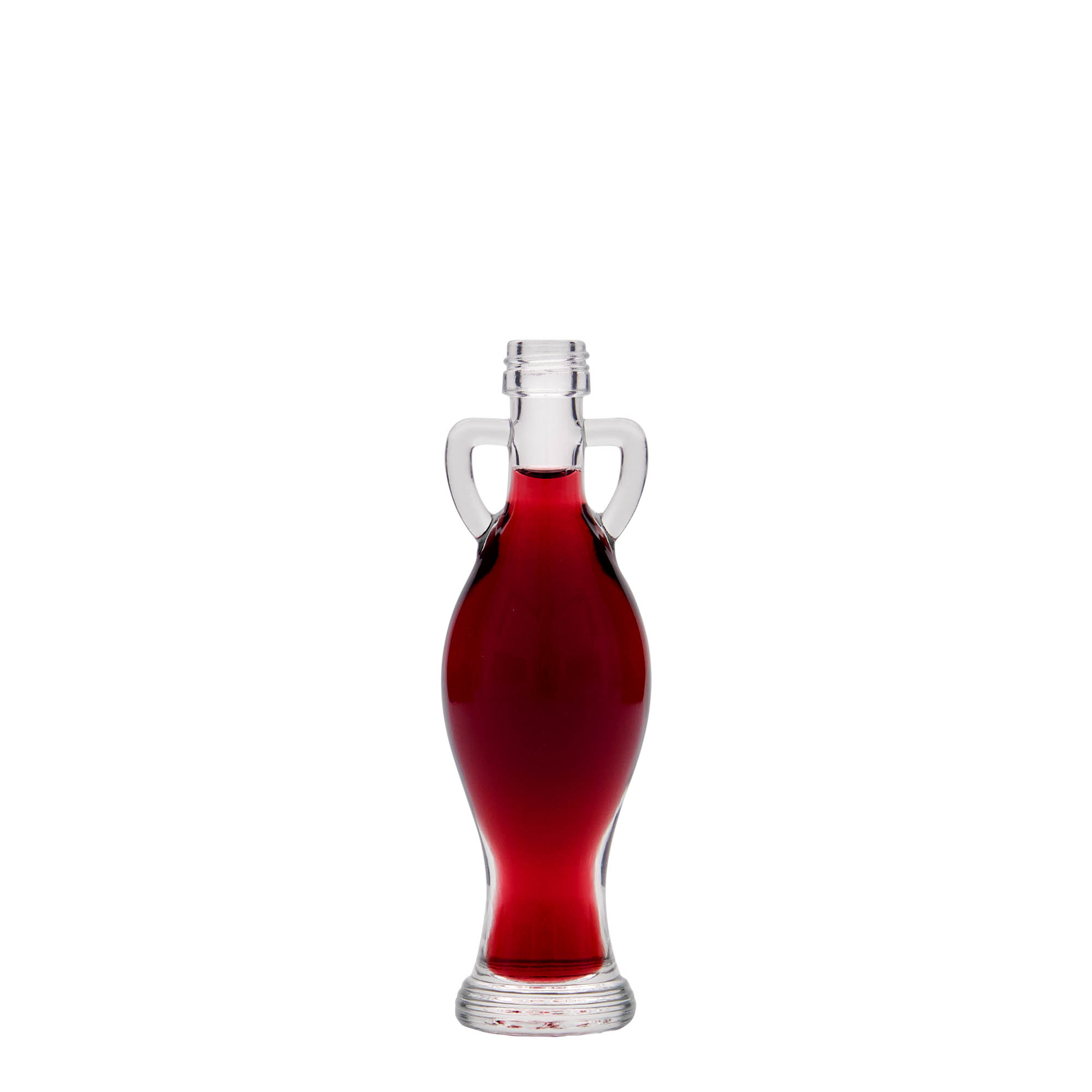 40 ml stiklinis buteliukas „Amfora“, angos tipas: PP 18
