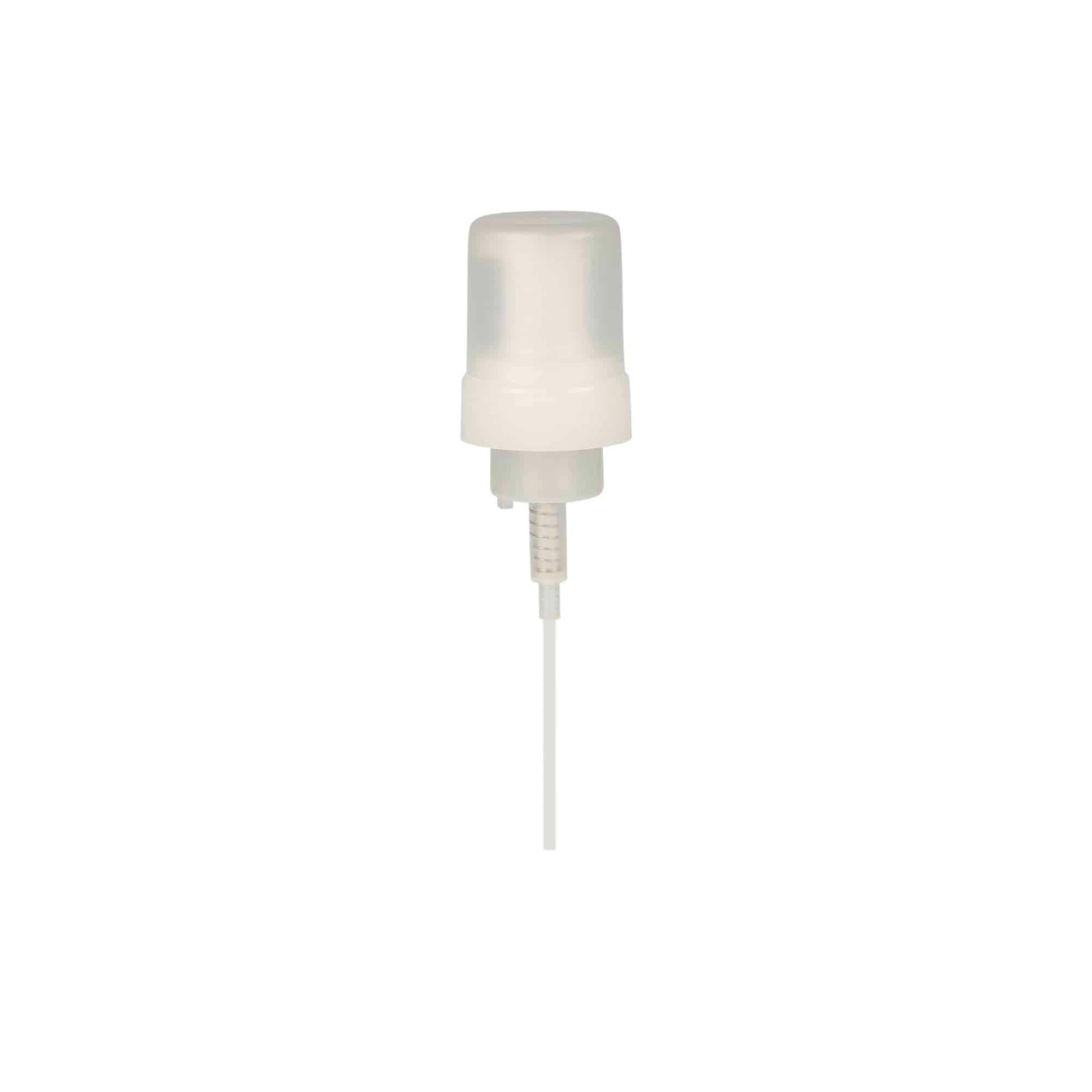 Dozatorius 150 ml „Foamer“, PP plastikas, baltas, su anga: sriegiamas uždarymas