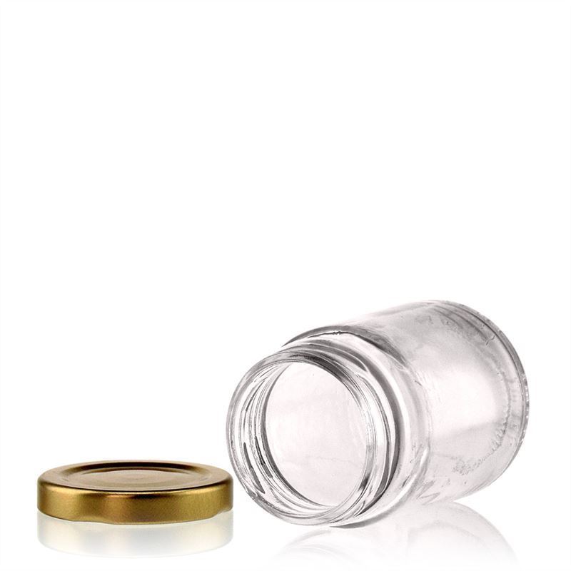 106 ml aukštas apvalus stiklas, anga: Twist-Off (TO 48) 106 ml aukštas apvalus stiklas, anga: Twist-Off (TO 48)