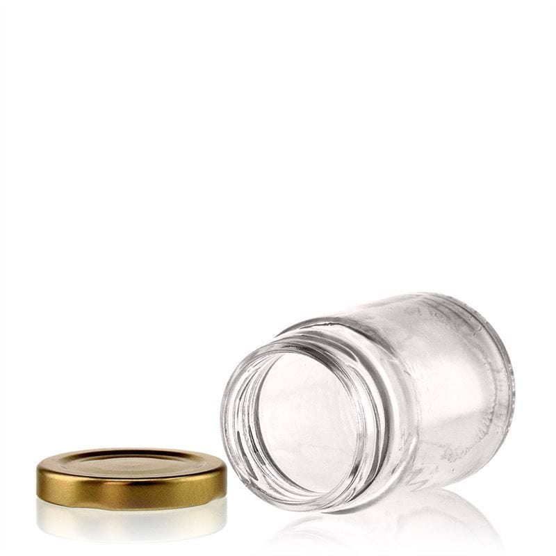 106 ml aukštas apvalus stiklas, anga: Twist-Off (TO 48)