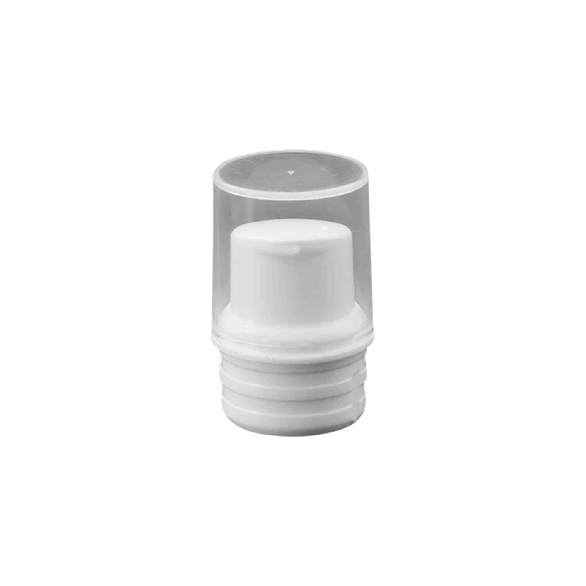 Airless dozatoriaus siurblio galvutė „Nano“, PP plastikas, balta