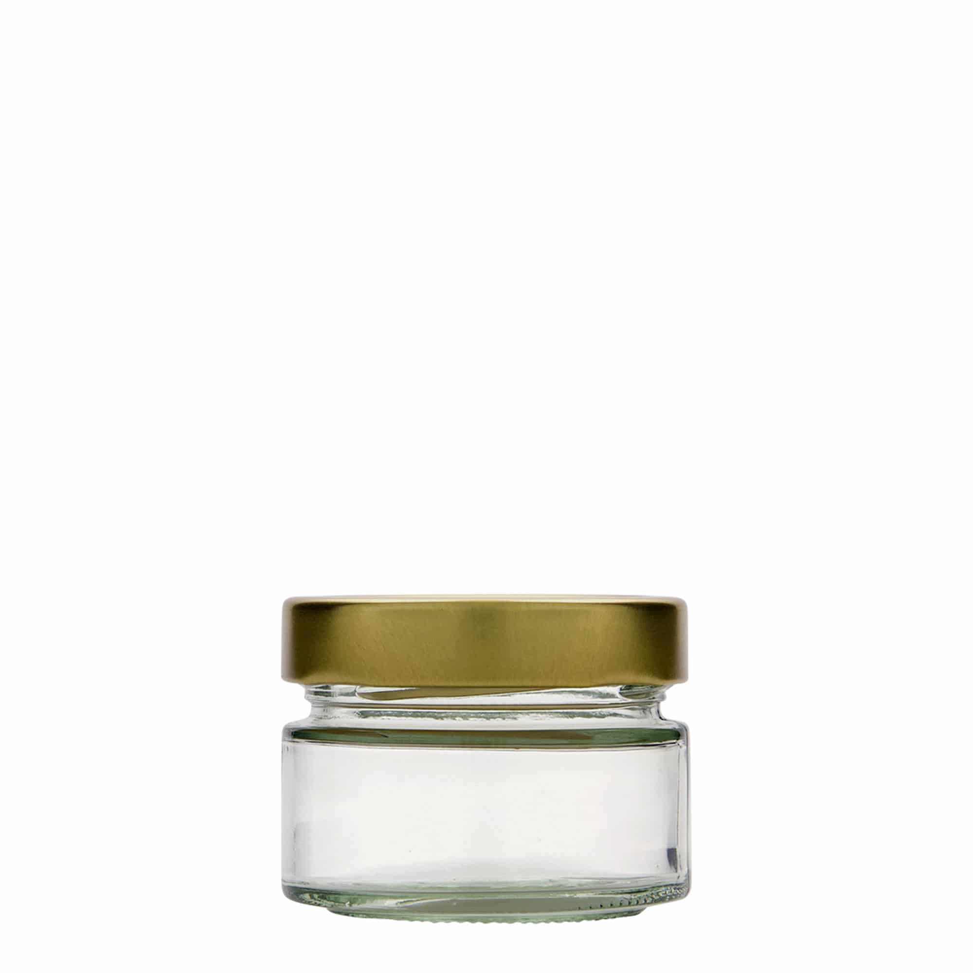 130 ml apvalus stiklas „Aurora“, anga: Deep-Twist-Off (DTO 66)
