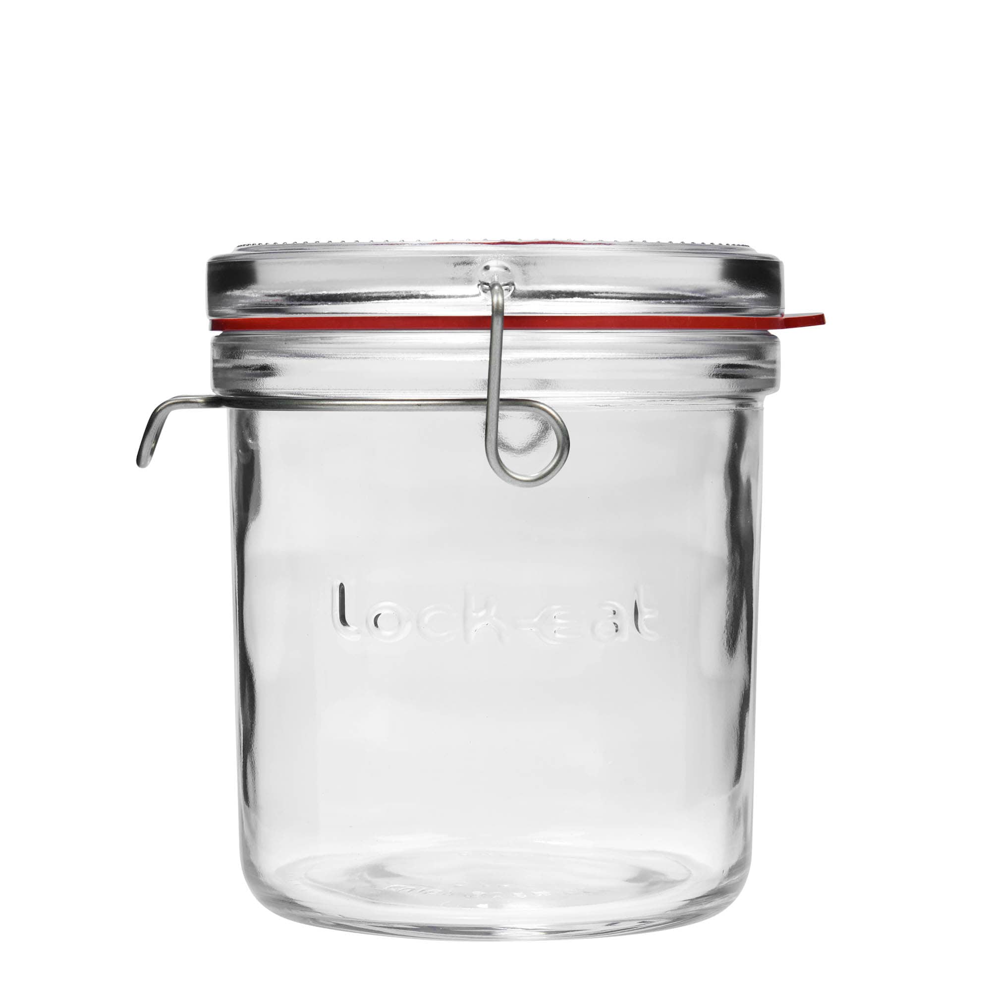750 ml vielos užsegamu stiklainiu „Lock-Eat“, anga: vielos užsegimas