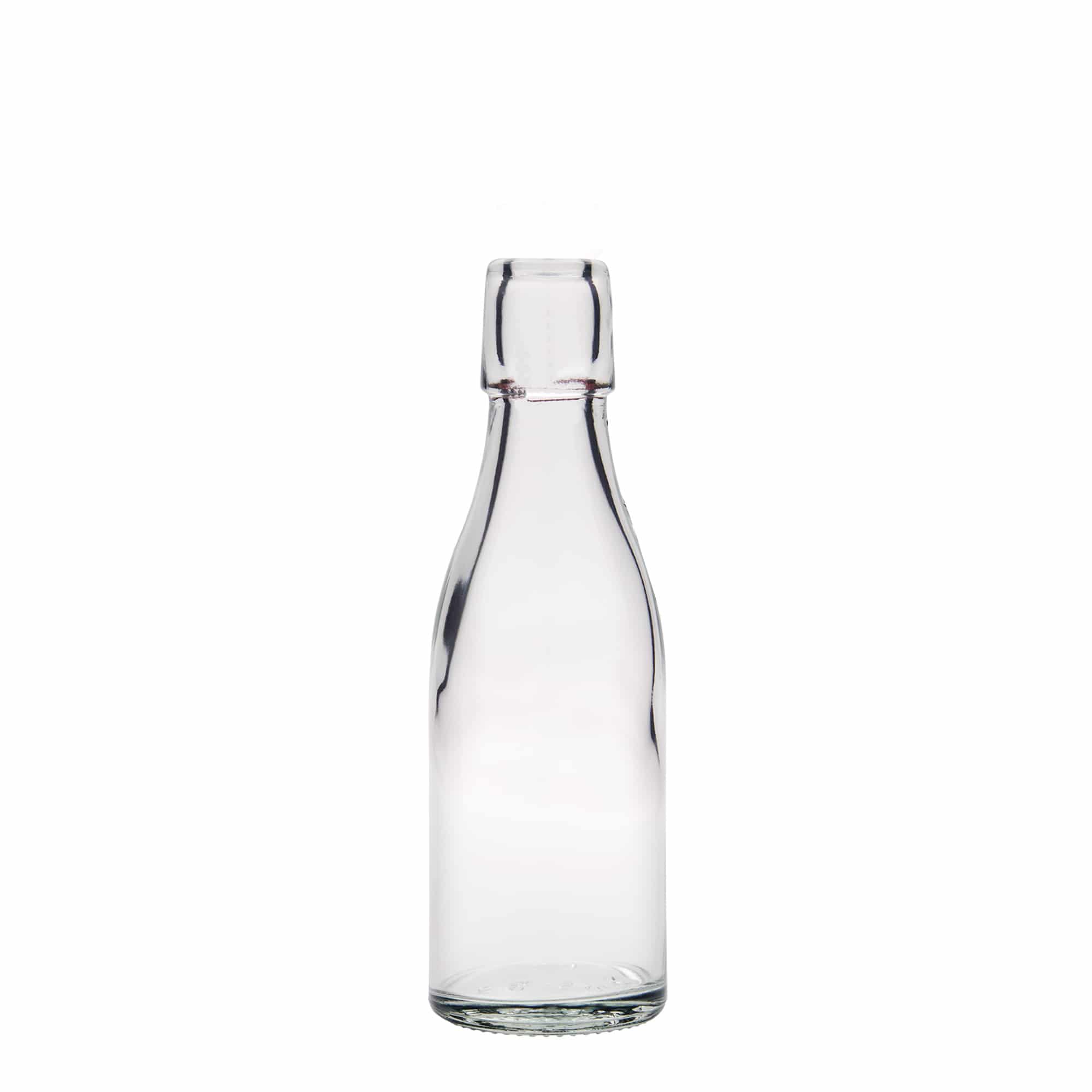 200 ml stiklinis butelis „Paul“, anga: užsegamas užraktas