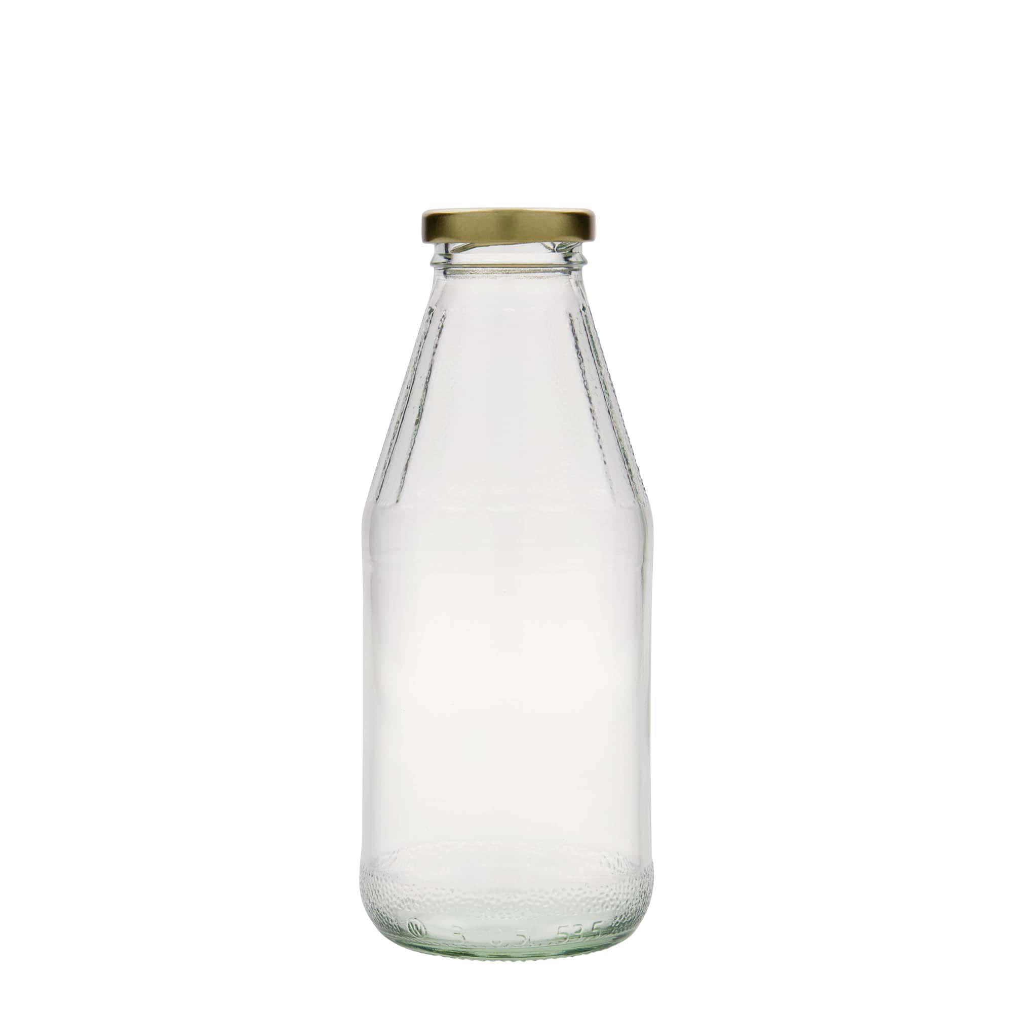500 ml plačiaangė universalioji buteliukas, stiklas, burna: Twist-Off (TO 43)