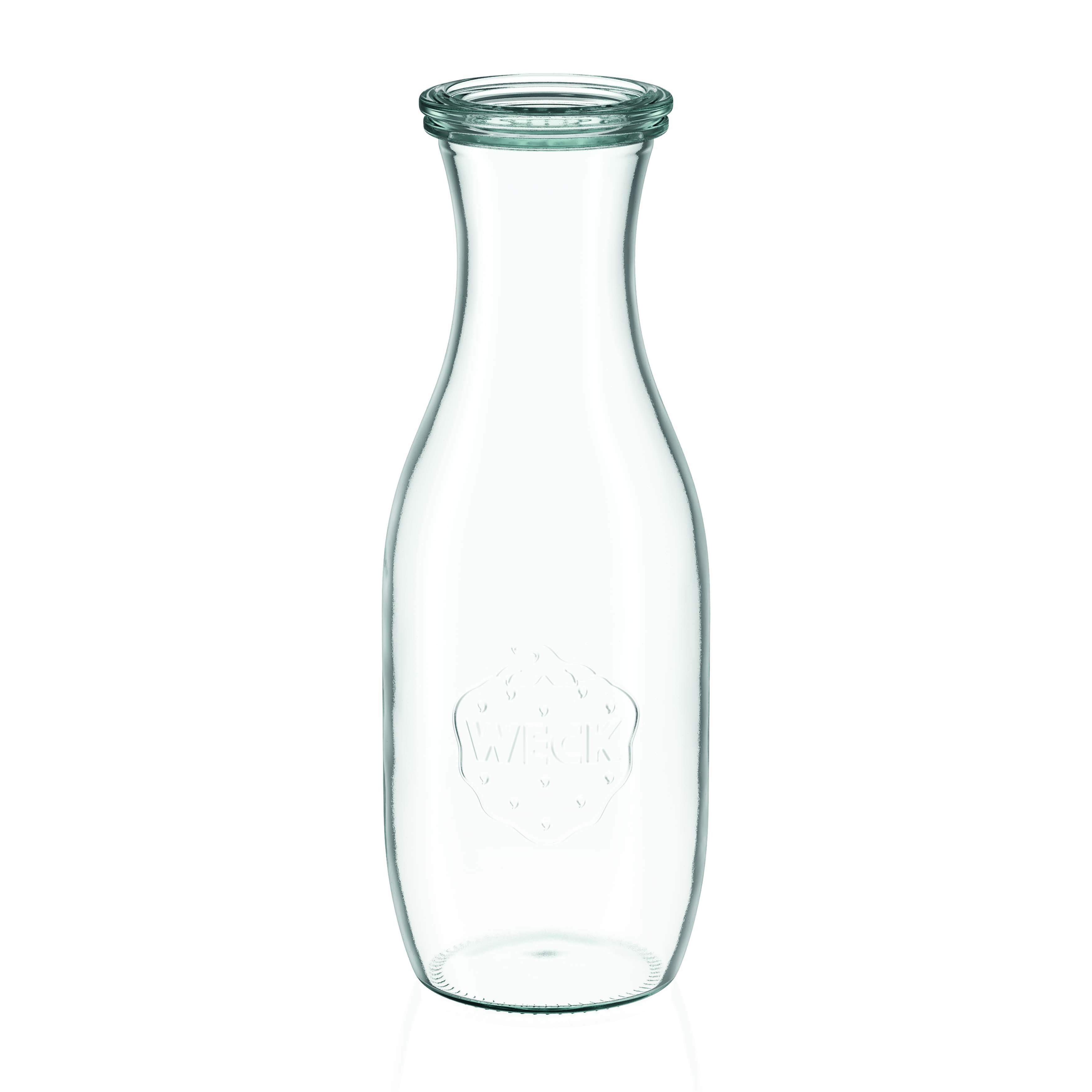 1.000 ml WECK-sulčių butelis #, anga: apvalus kraštas