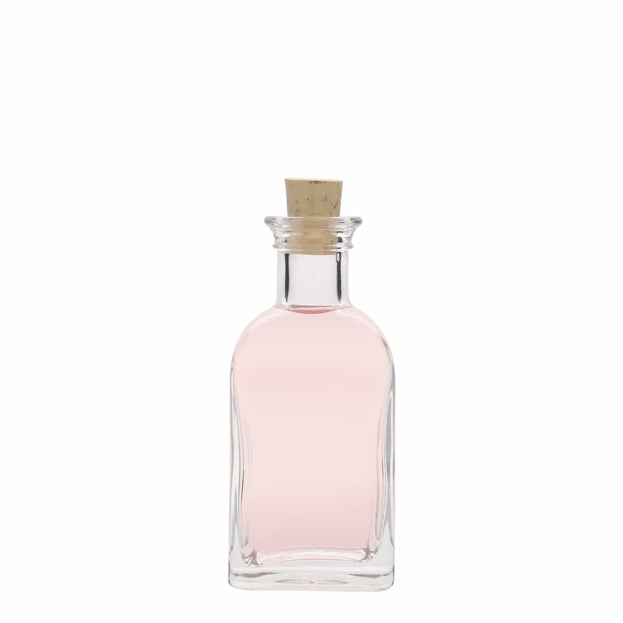 100 ml stiklinis buteliukas Apotheker Carré, kvadratinis, anga: kamštis