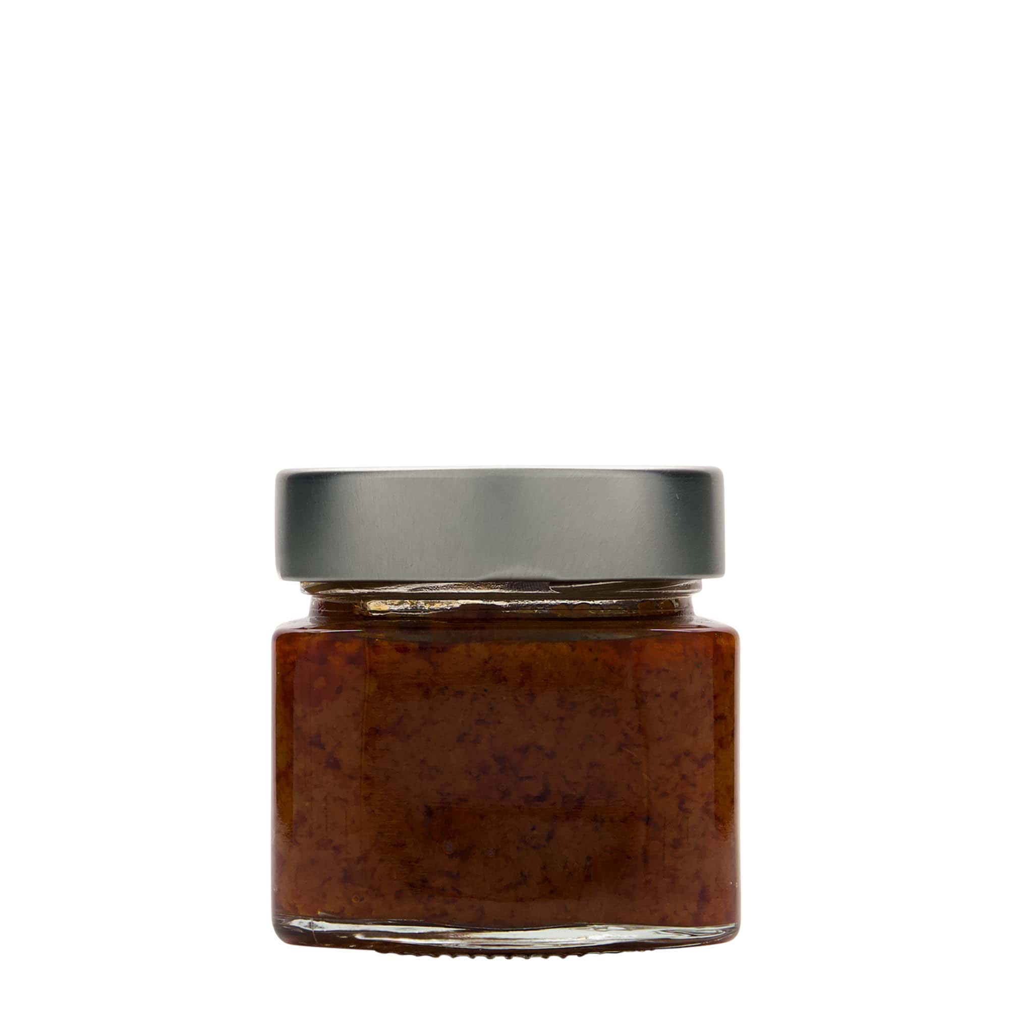 212 ml keturkampis stiklainis „Kimba“, anga: itin gilus sukamas dangtelis (EDTO 70)