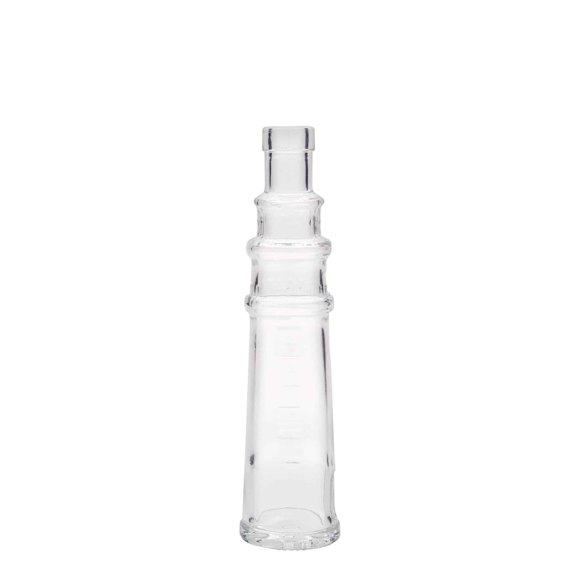 100 ml stiklinis buteliukas „Leuchtturm“, anga: kamštis