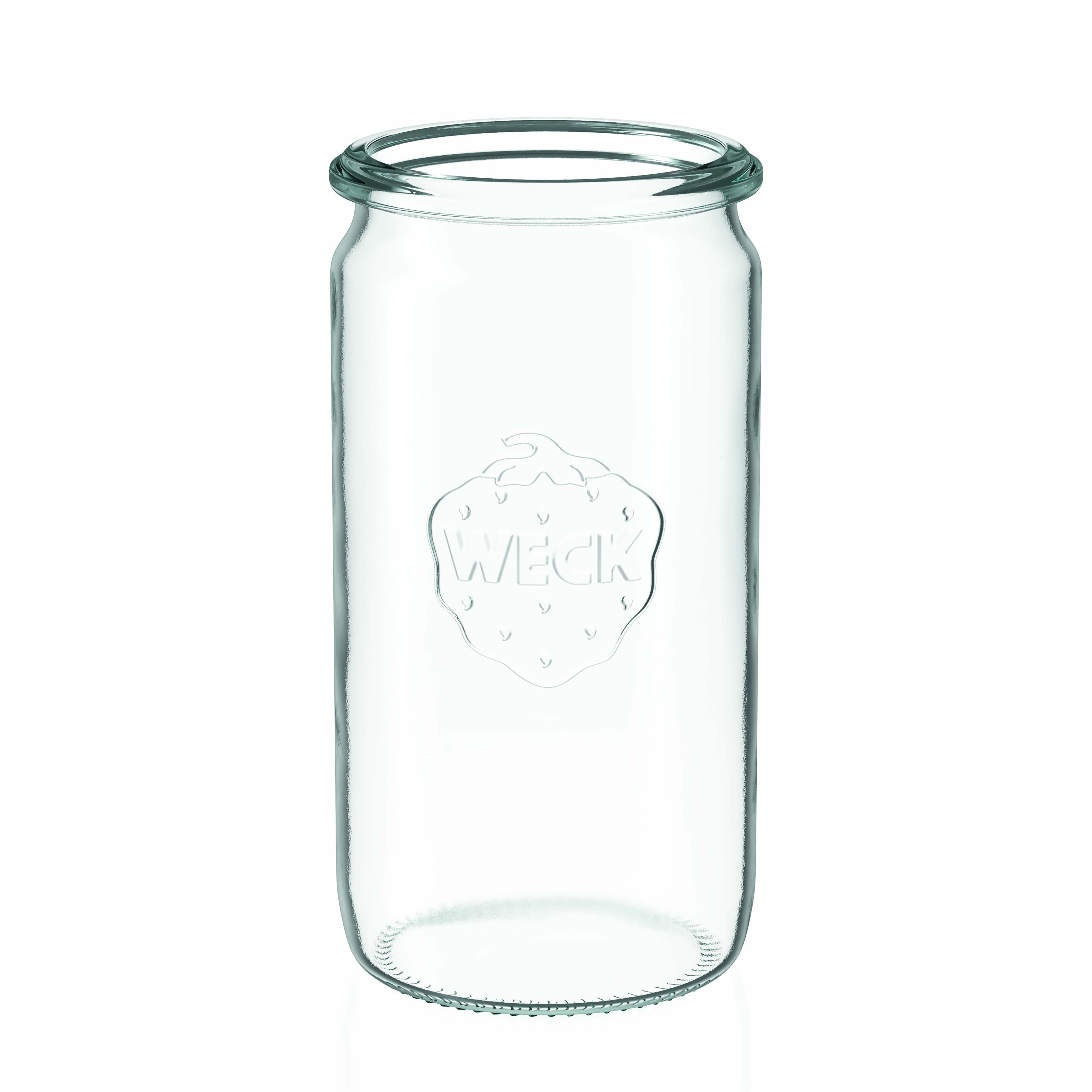 340 ml WECK cilindro formos stiklainis, anga: apvalus kraštas 340 ml WECK cilindro formos stiklainis, anga: apvalus kraštas