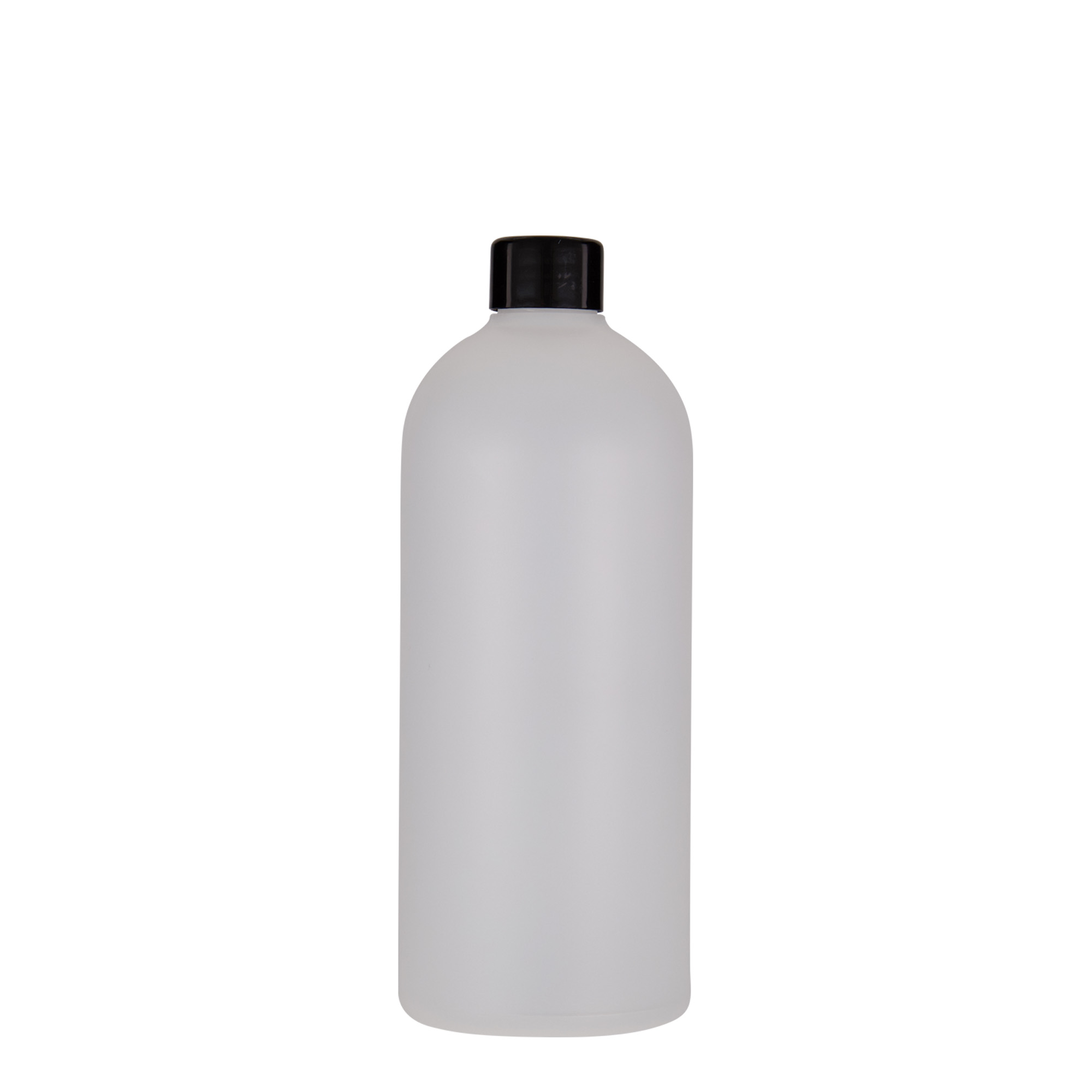 500 ml plastikinis butelis „Tuffy“, HDPE, natūralus, anga: 24/410